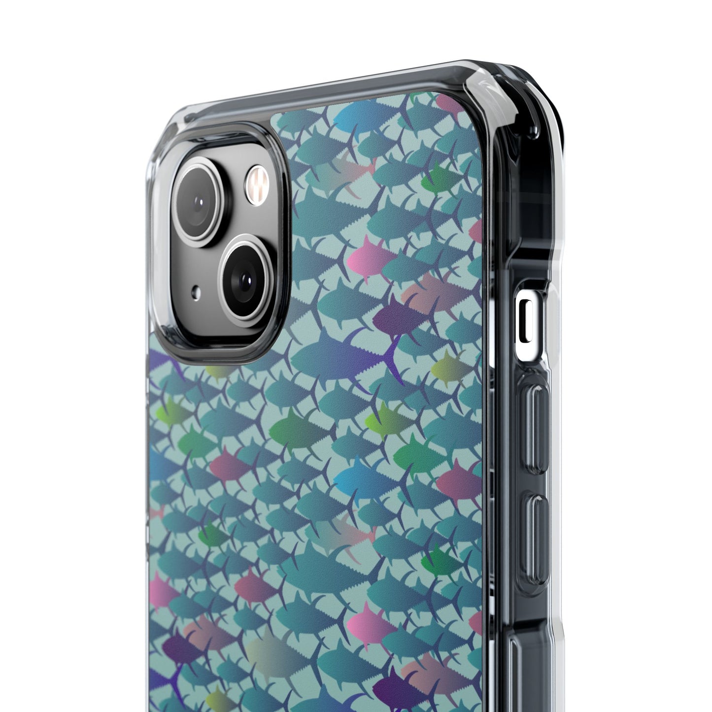 Technicolor Tuna Magnetic Clear Impact Cases