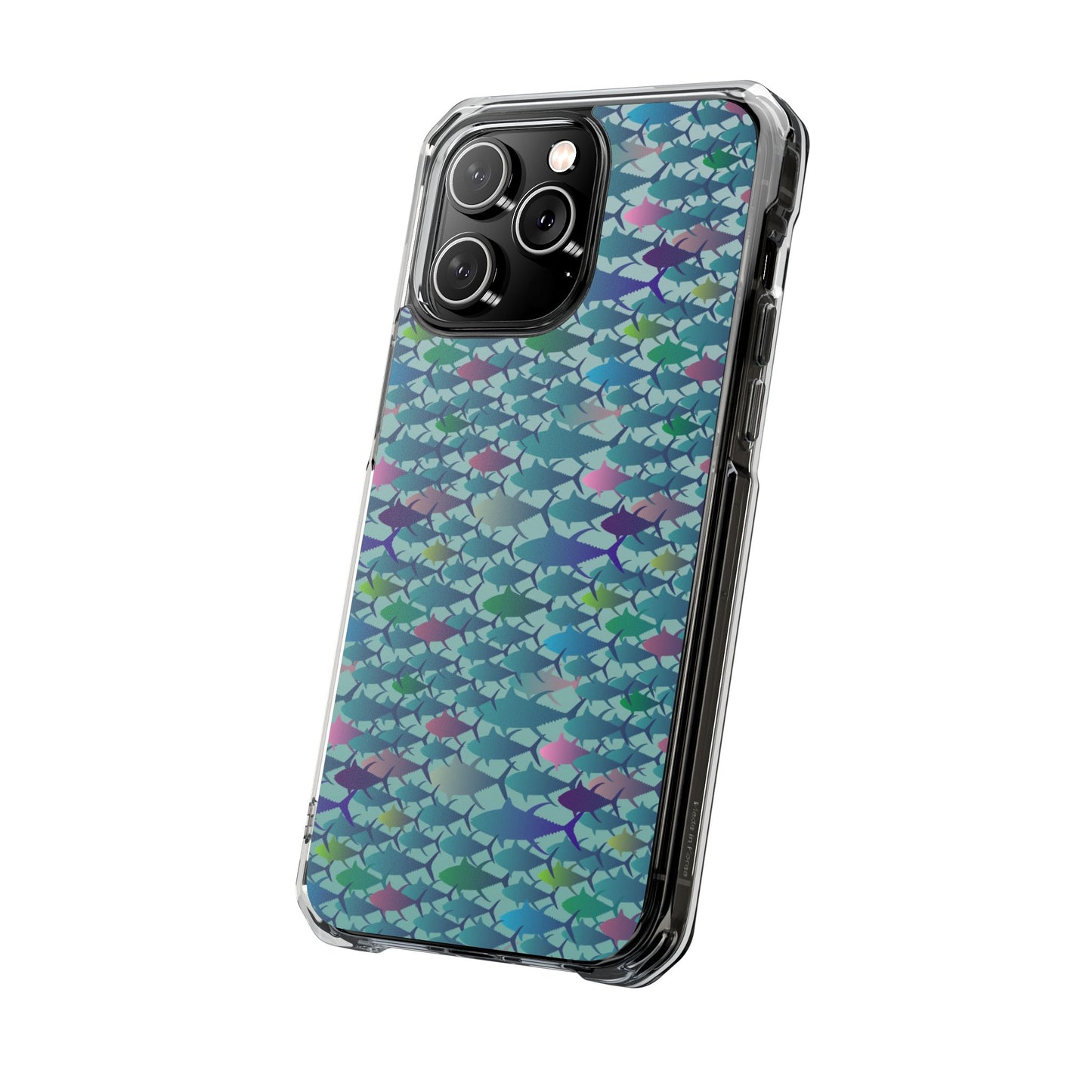 Technicolor Tuna Magnetic Clear Impact Cases