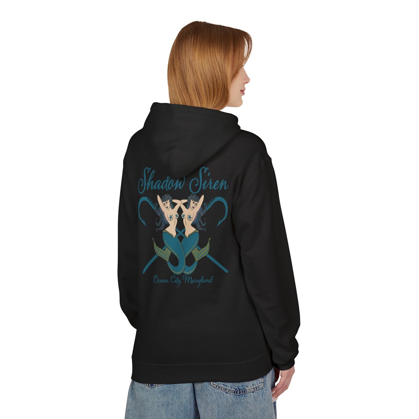 Double Header Unisex Midweight Softstyle Fleece Hoodie