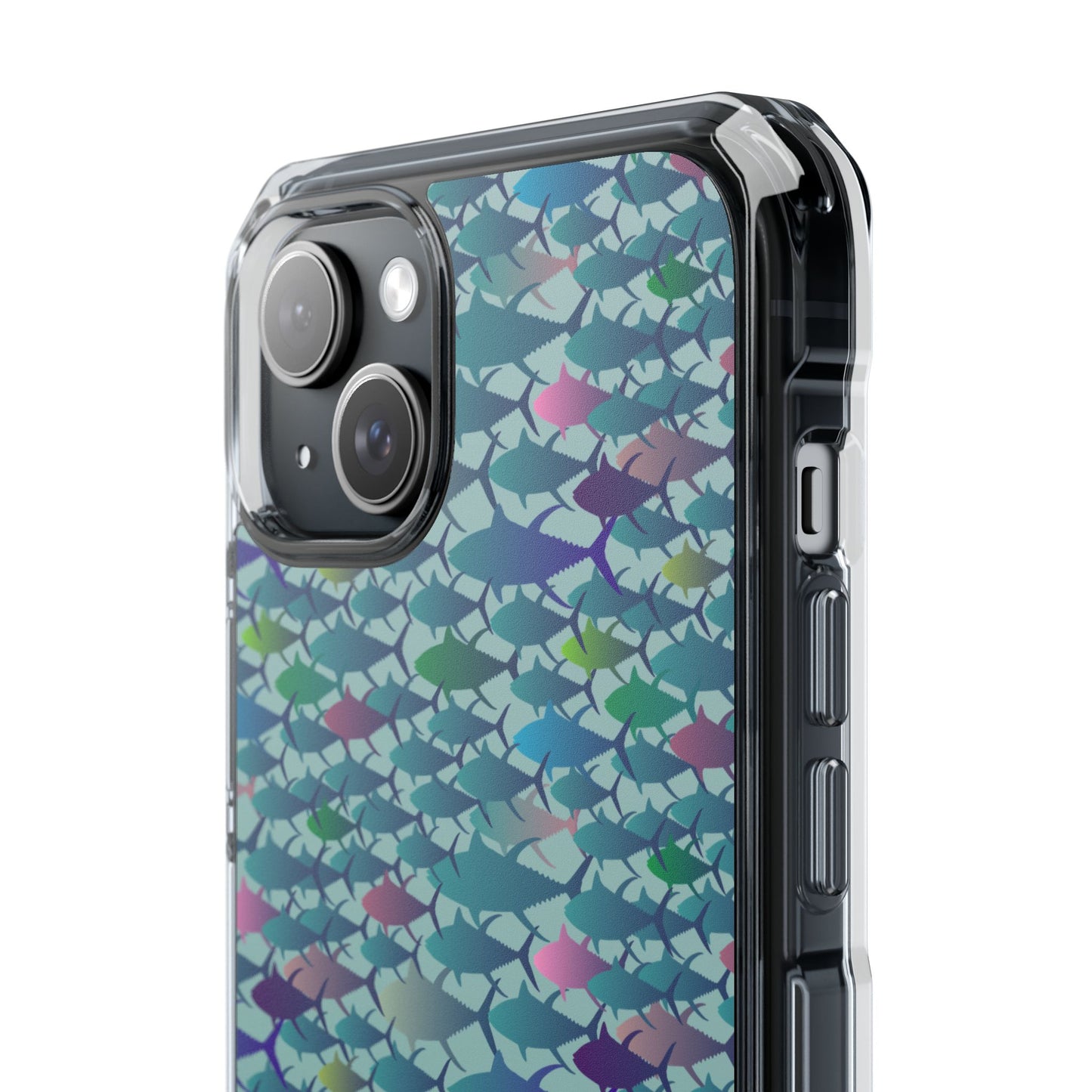 Technicolor Tuna Magnetic Clear Impact Cases