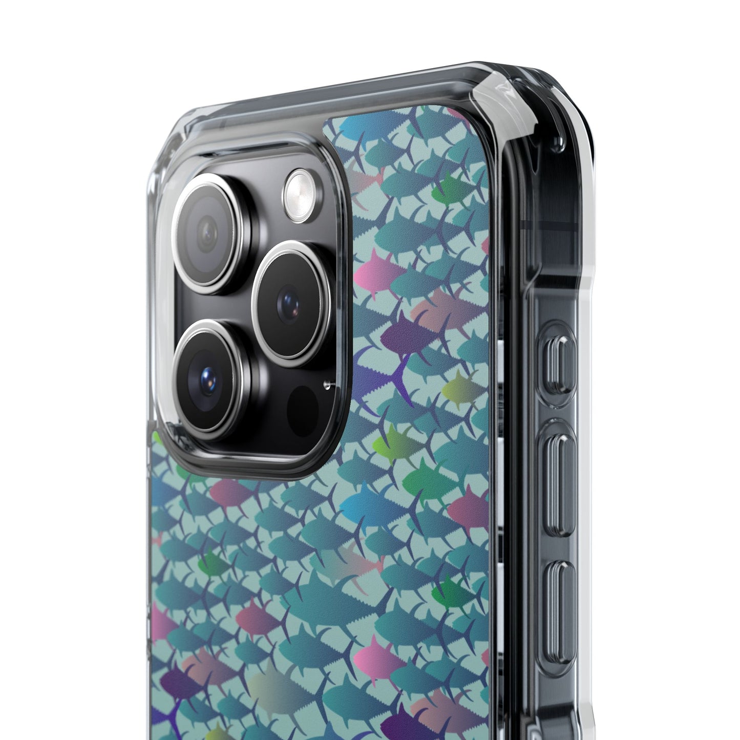 Technicolor Tuna Magnetic Clear Impact Cases