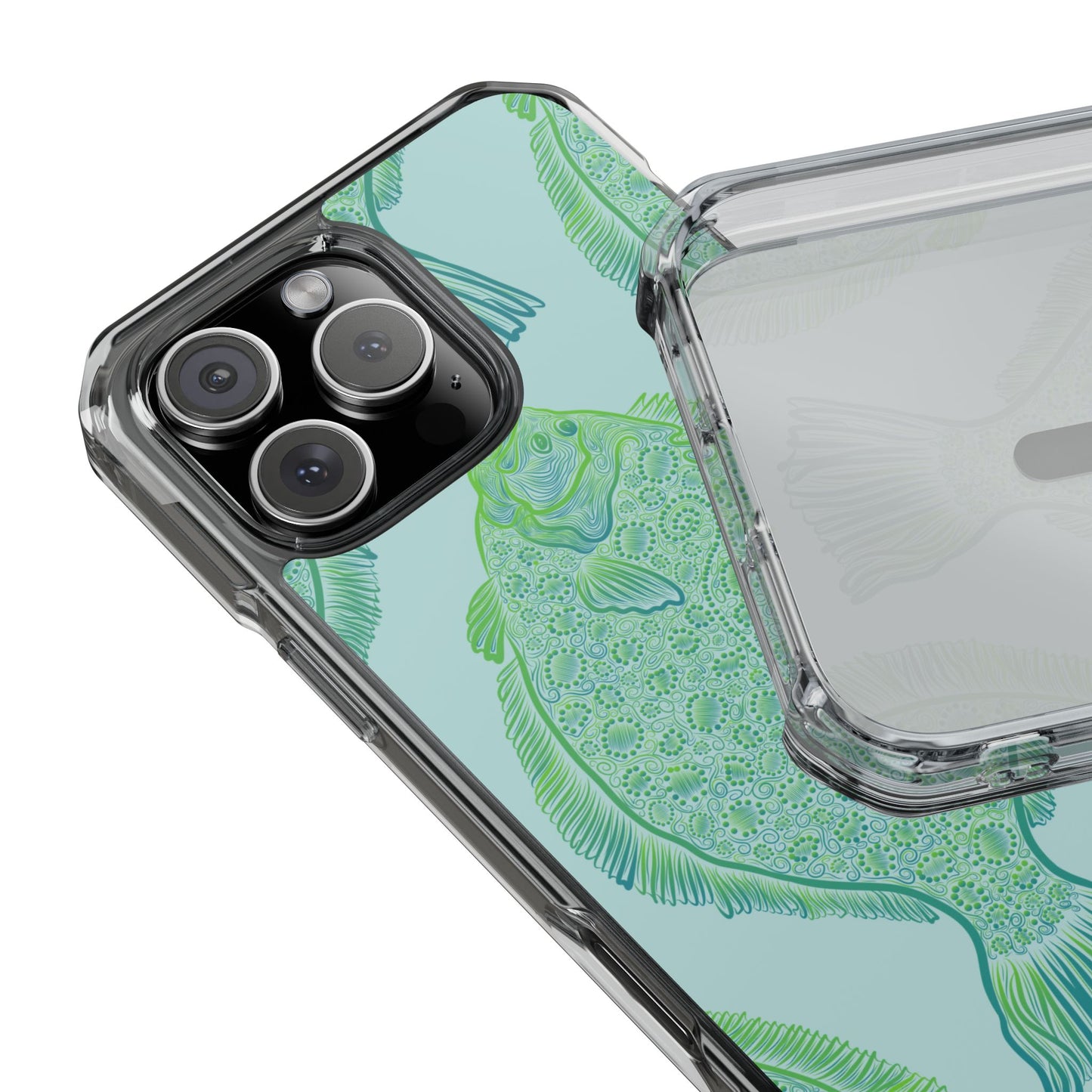 Flat Bottom Girls Magnetic Clear Impact Cases