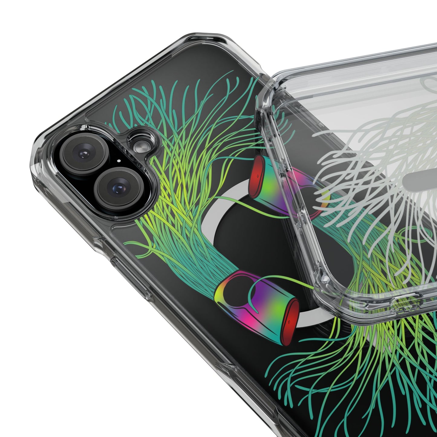 Lured Magnetic Clear Impact Cases