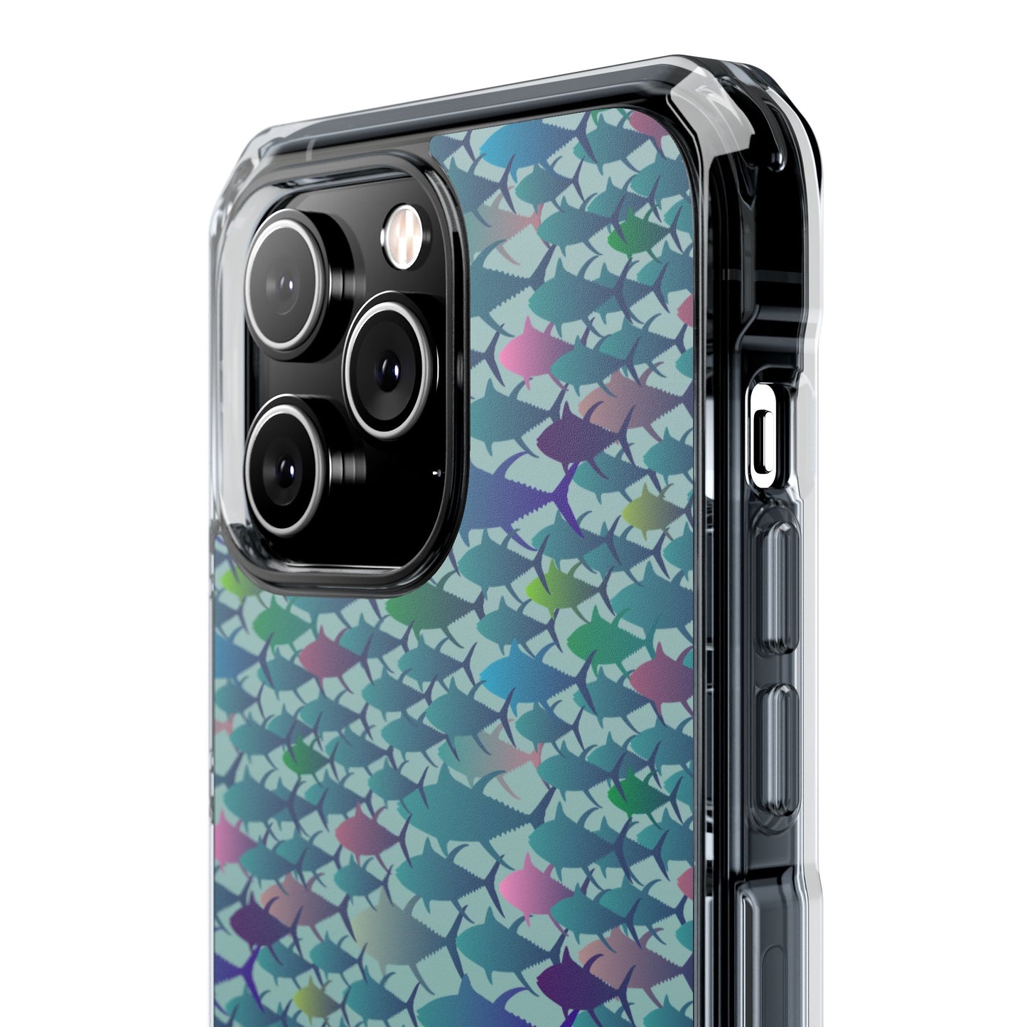 Technicolor Tuna Magnetic Clear Impact Cases