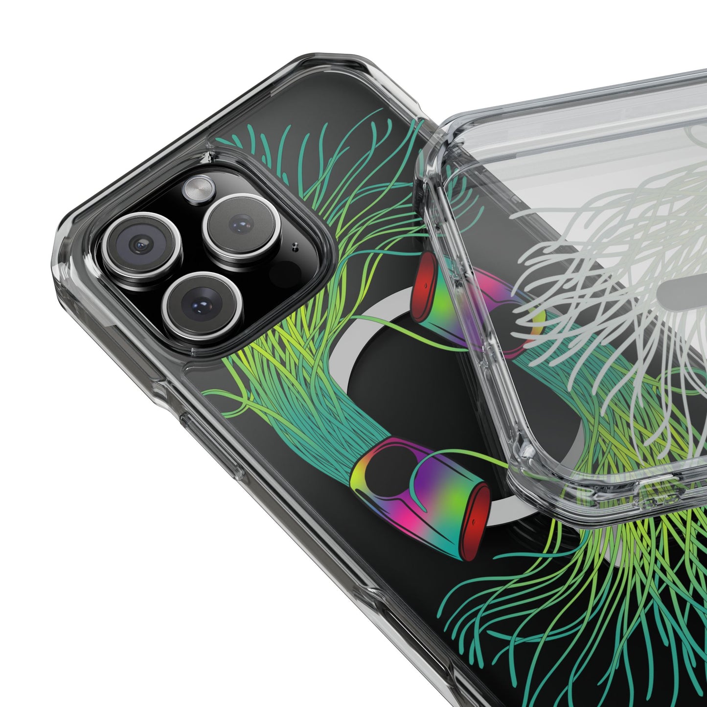 Lured Magnetic Clear Impact Cases