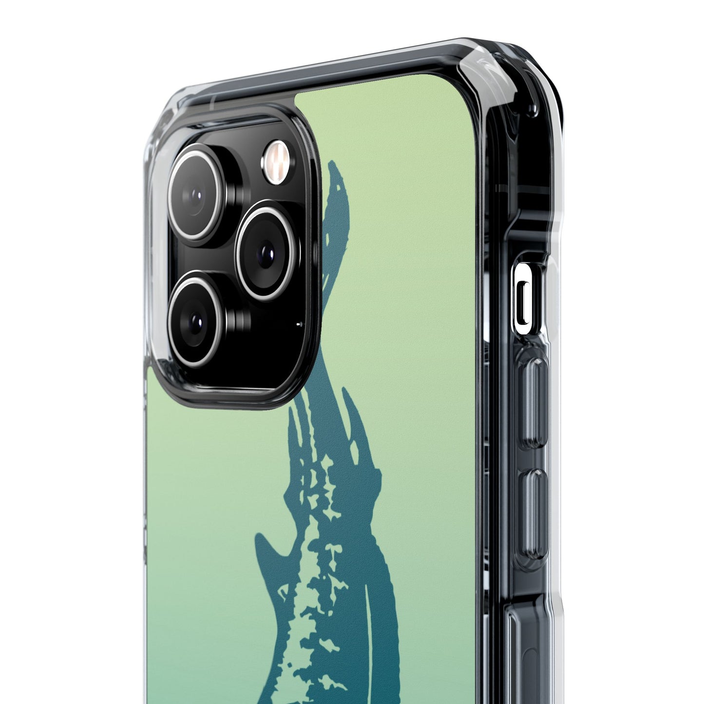 Teal Marlin Ombré Magnetic Clear Impact Cases