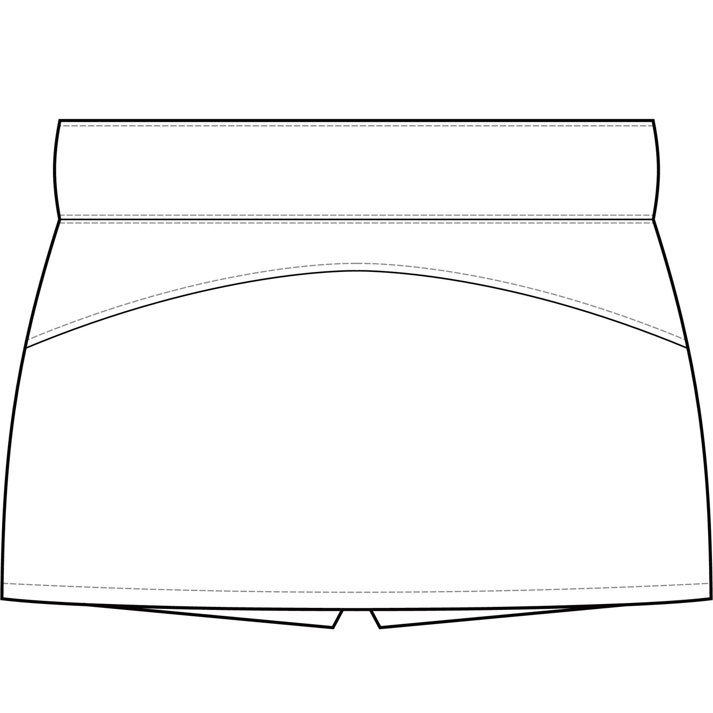 Watercolor Sailfish Women's Skort white