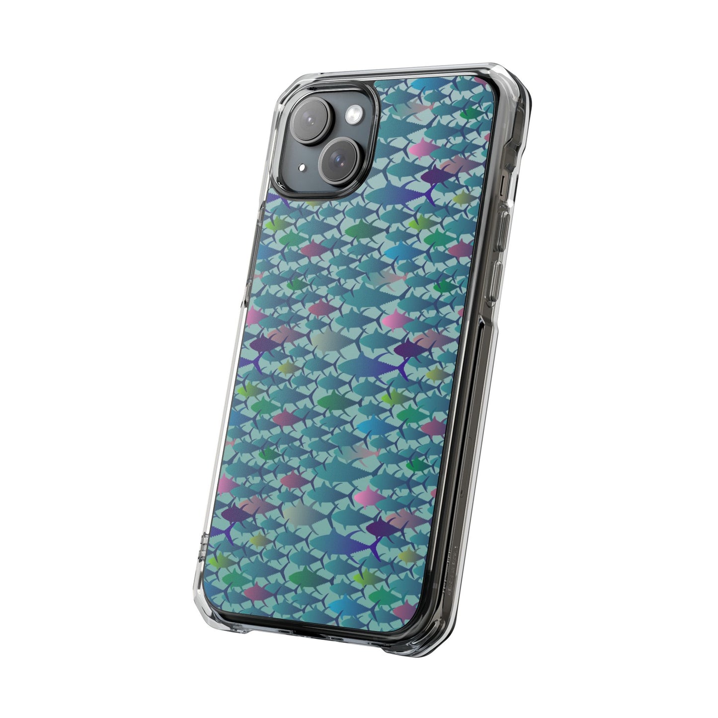 Technicolor Tuna Magnetic Clear Impact Cases