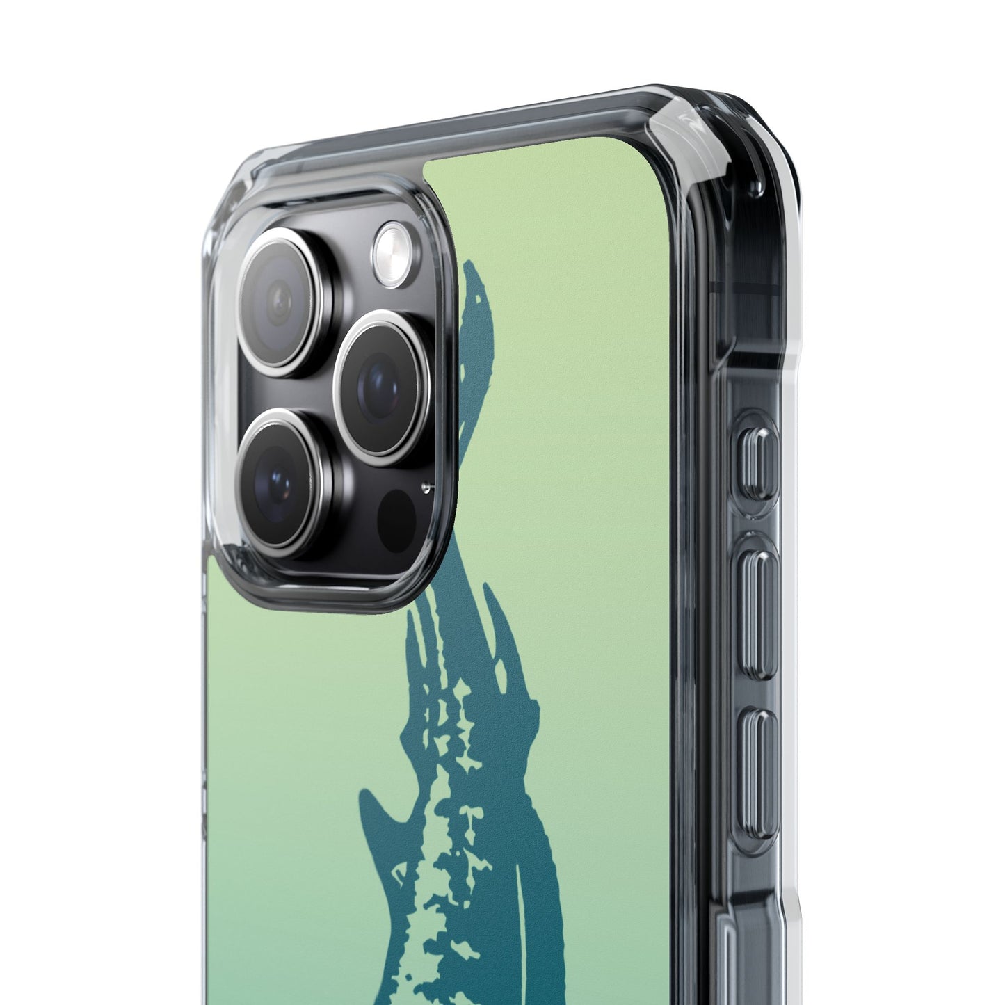 Teal Marlin Ombré Magnetic Clear Impact Cases