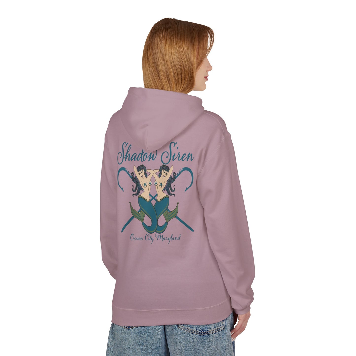 Double Header Unisex Midweight Softstyle Fleece Hoodie