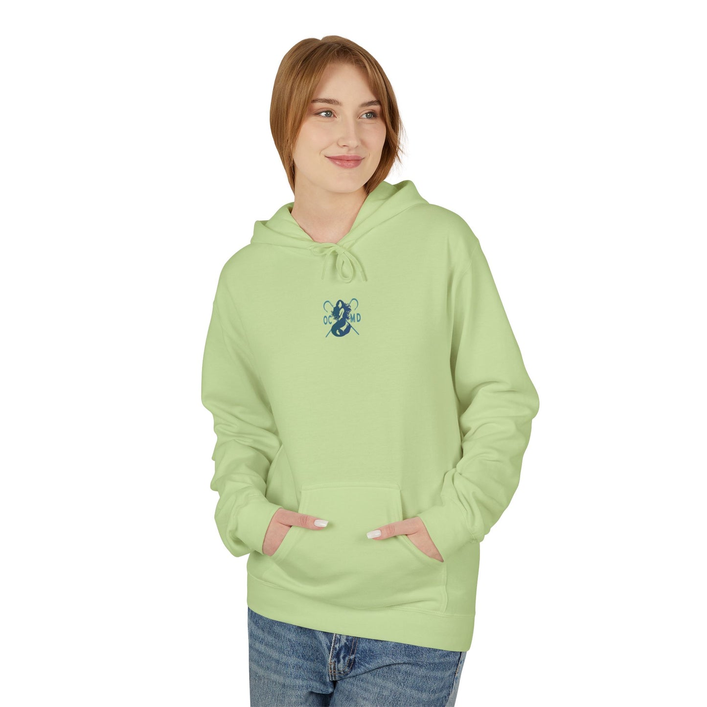 Double Header Unisex Midweight Softstyle Fleece Hoodie