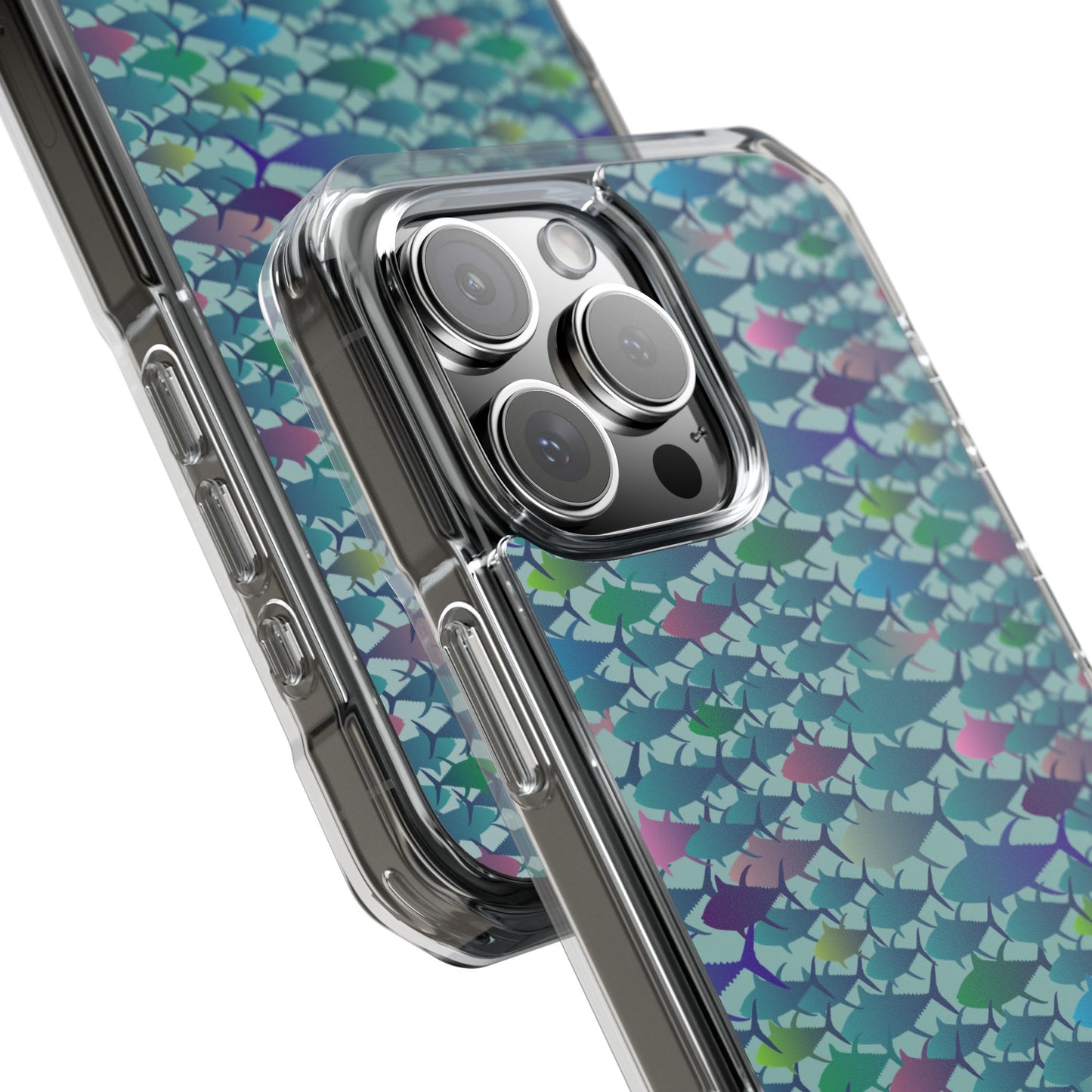 Technicolor Tuna Magnetic Clear Impact Cases