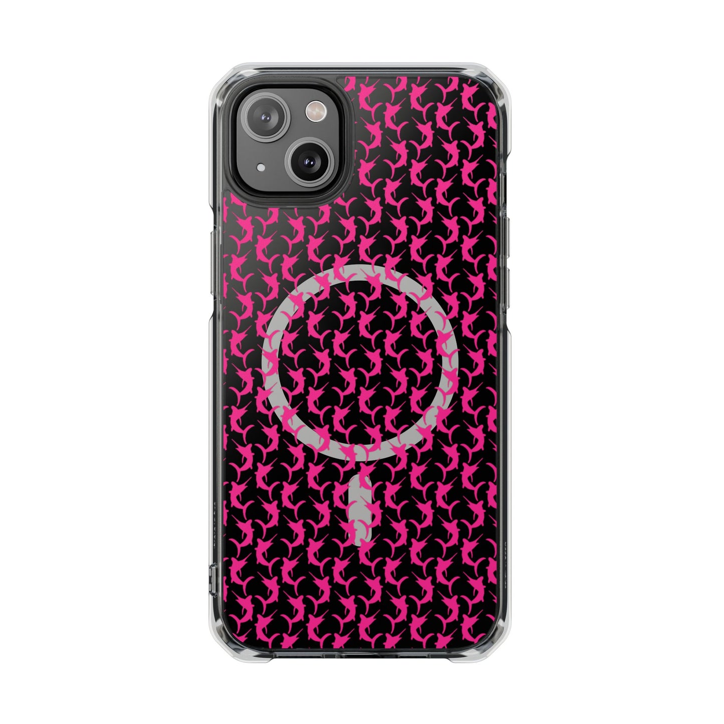 Pink Marlin Magnetic Clear Impact Cases