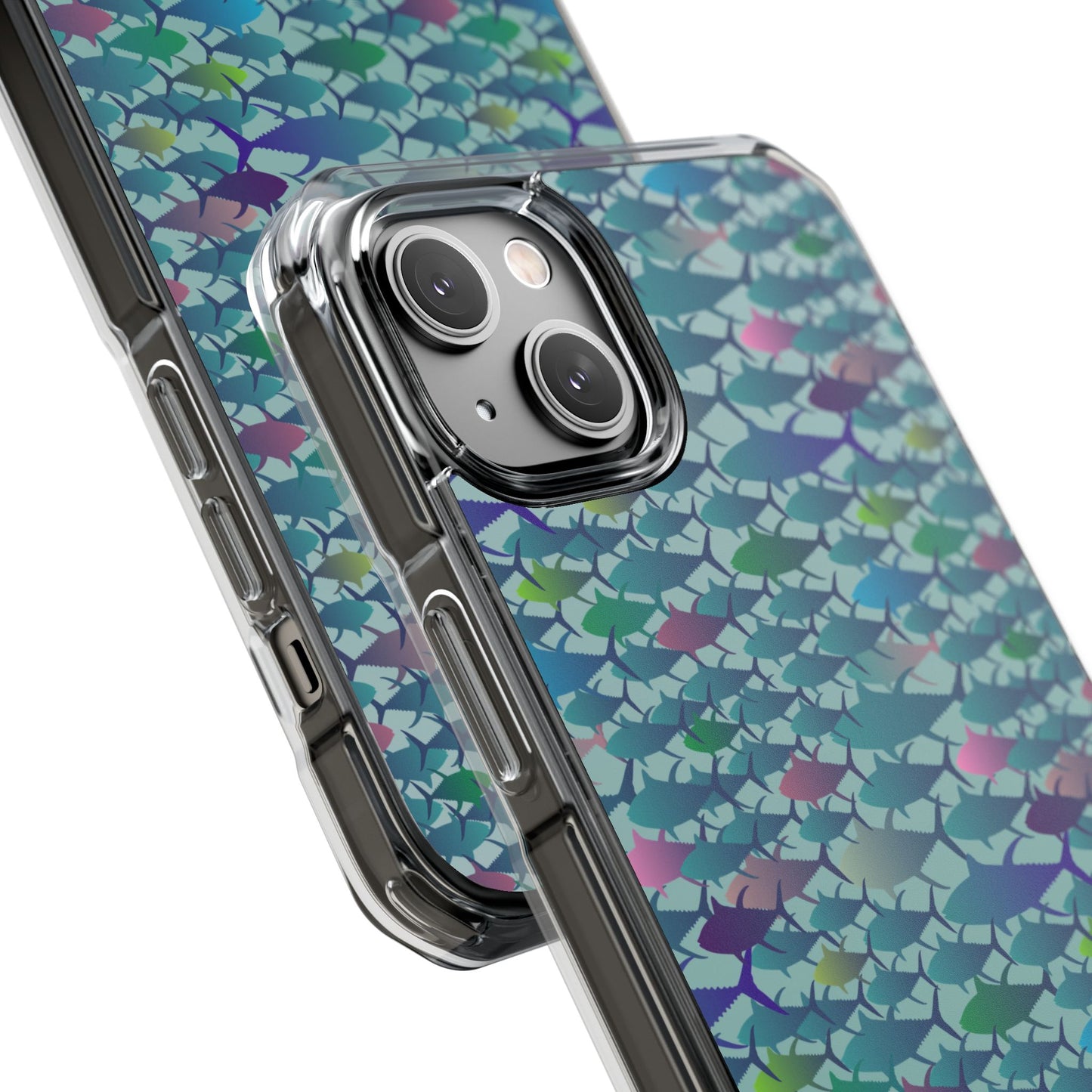 Technicolor Tuna Magnetic Clear Impact Cases