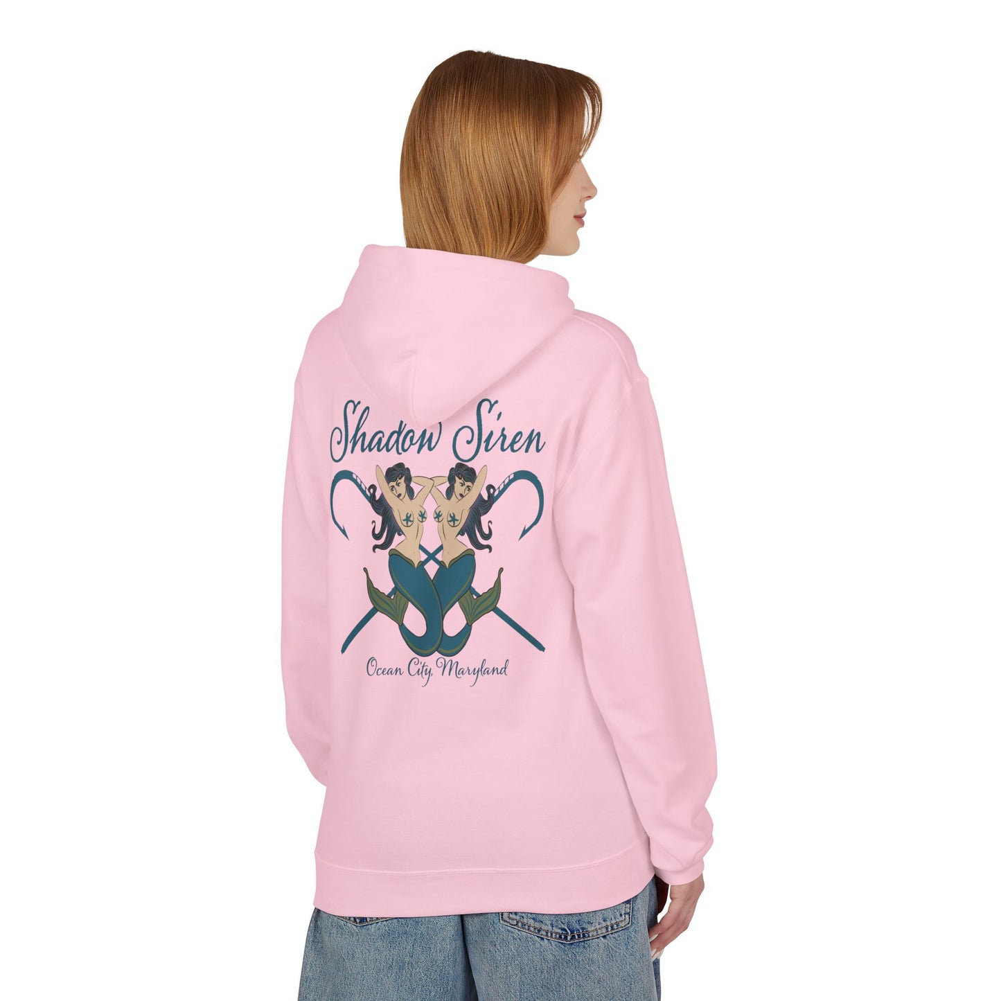 Double Header Unisex Midweight Softstyle Fleece Hoodie