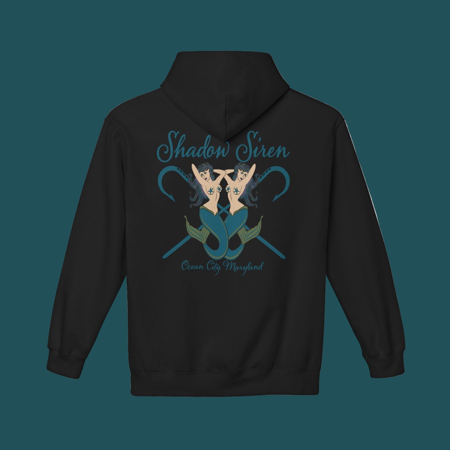 Double Header Unisex Midweight Softstyle Fleece Hoodie