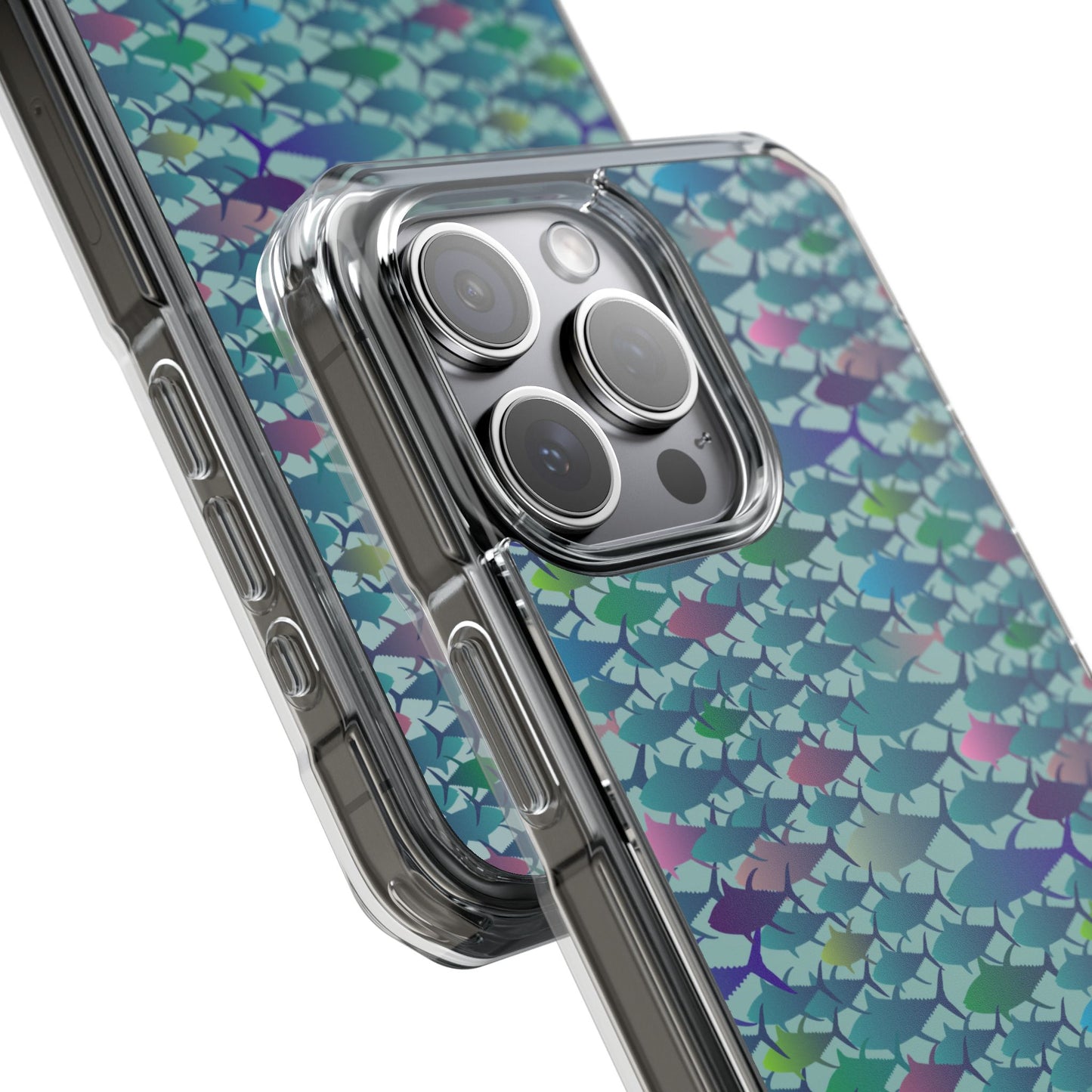 Technicolor Tuna Magnetic Clear Impact Cases