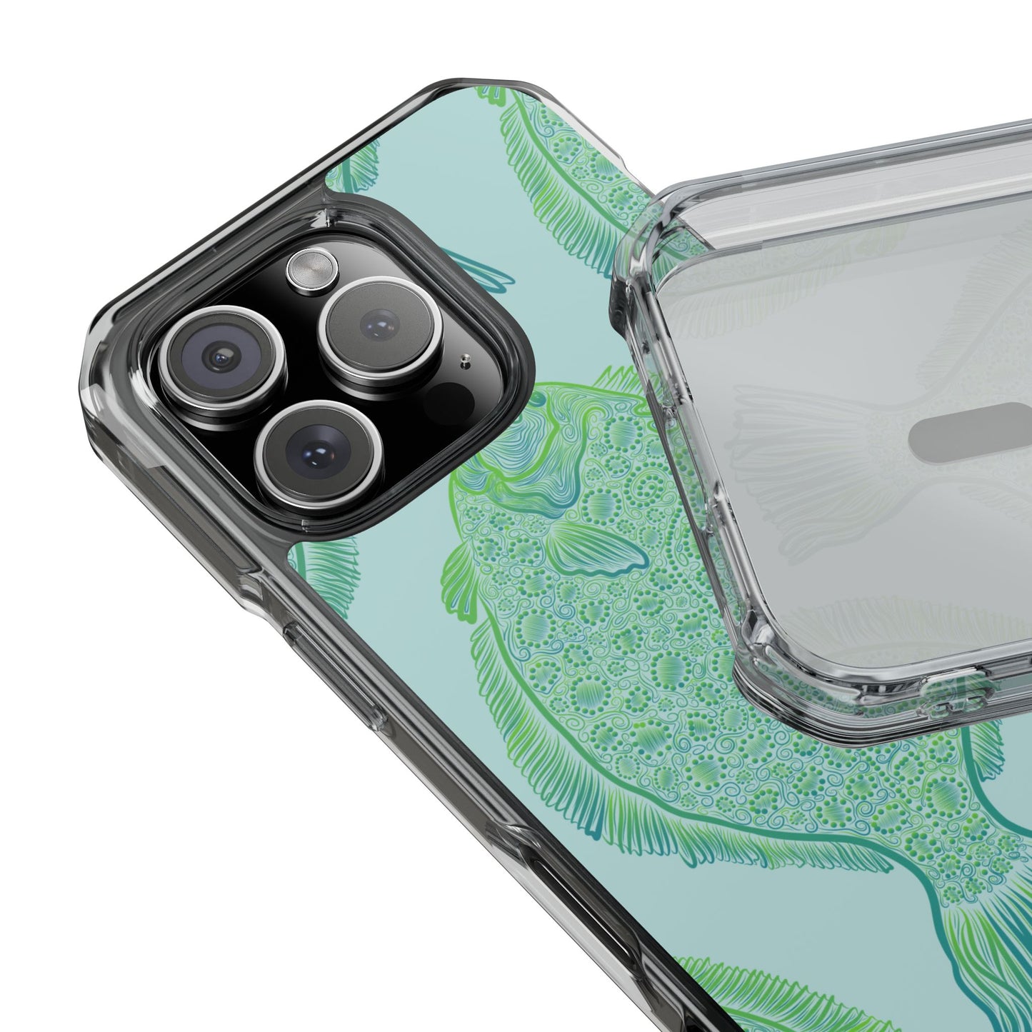Flat Bottom Girls Magnetic Clear Impact Cases