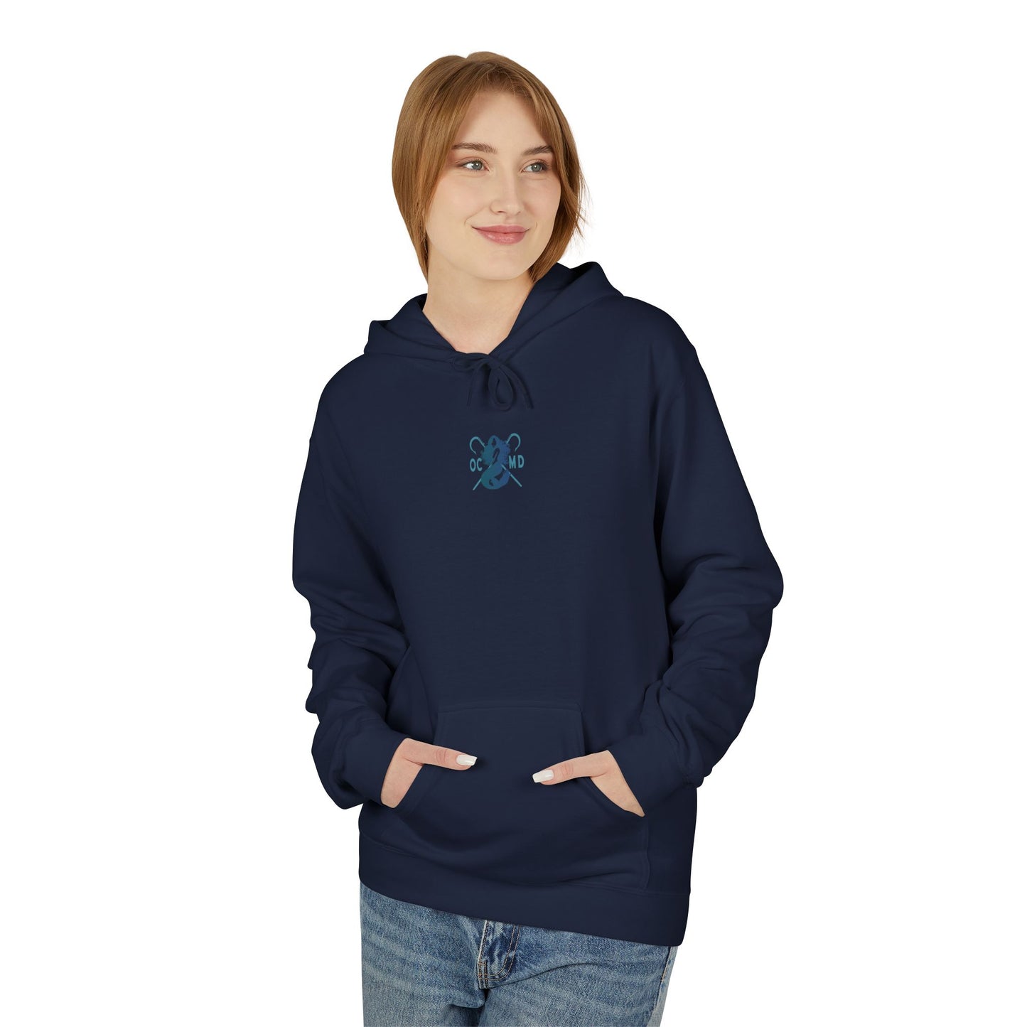 Double Header Unisex Midweight Softstyle Fleece Hoodie