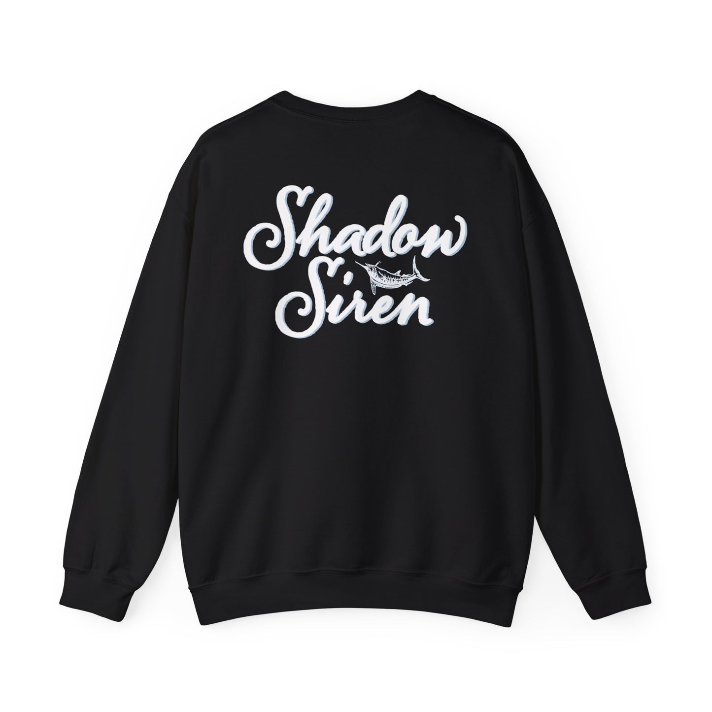 Crewneck Sweatshirt- Design varies by color: Did you Die on black, White marlin on royal, Flat bottom on OD green, Aloha Shallow grave on navy