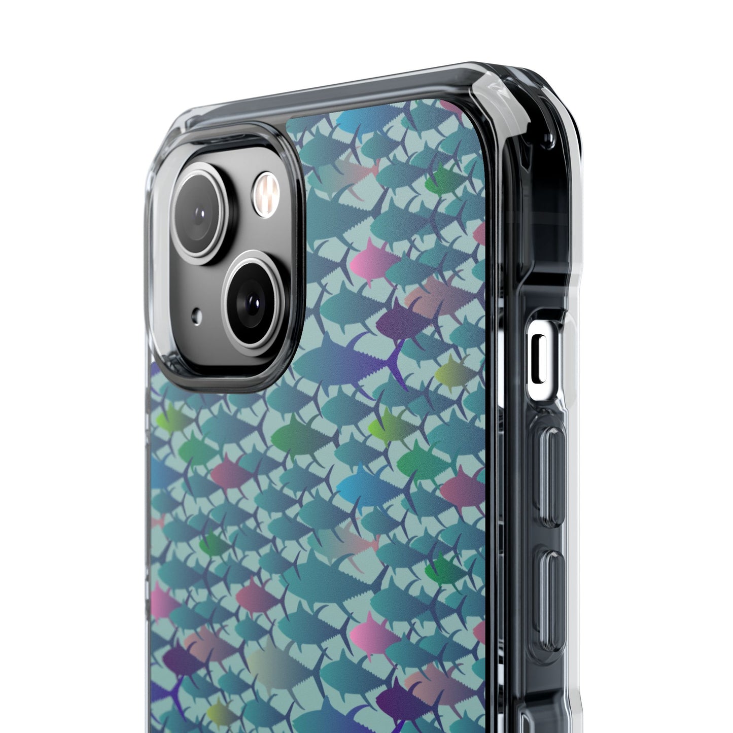 Technicolor Tuna Magnetic Clear Impact Cases
