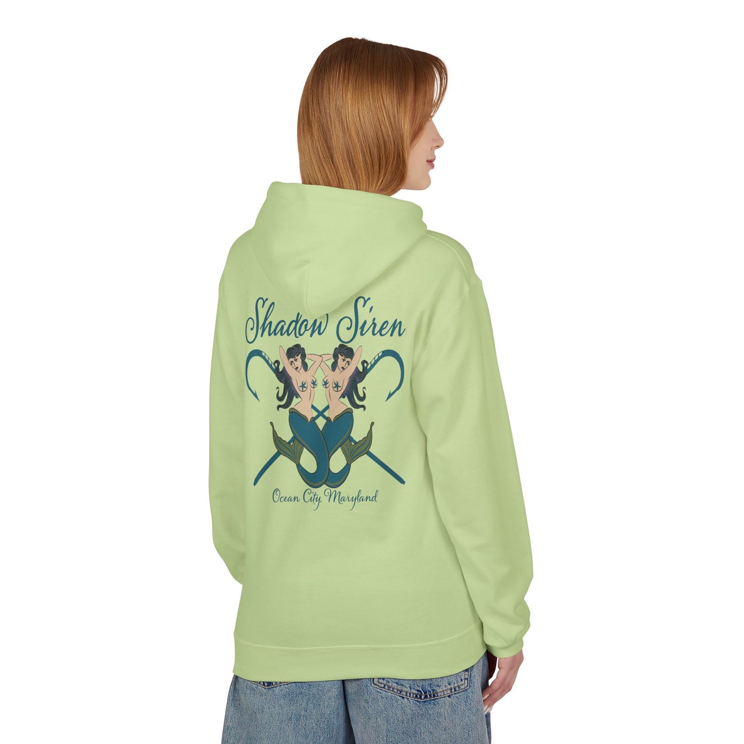 Double Header Unisex Midweight Softstyle Fleece Hoodie