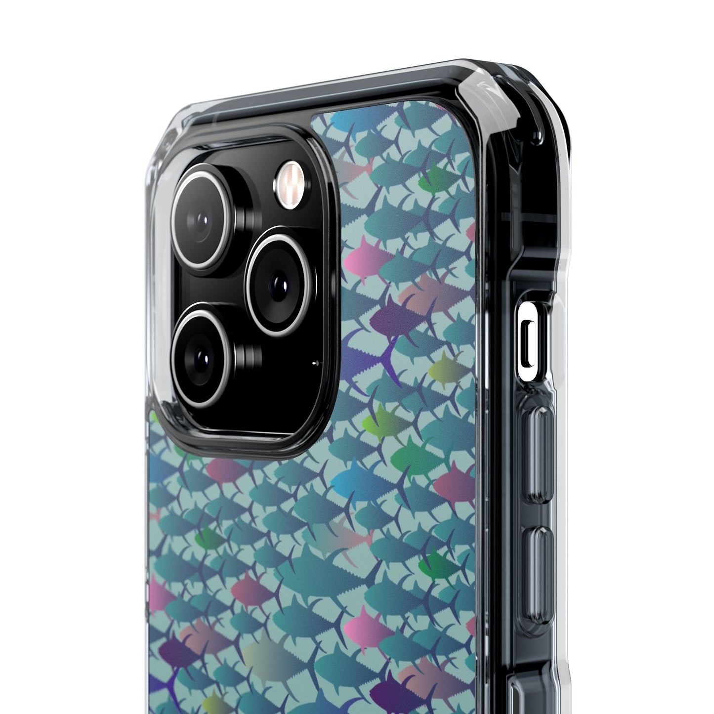 Technicolor Tuna Magnetic Clear Impact Cases