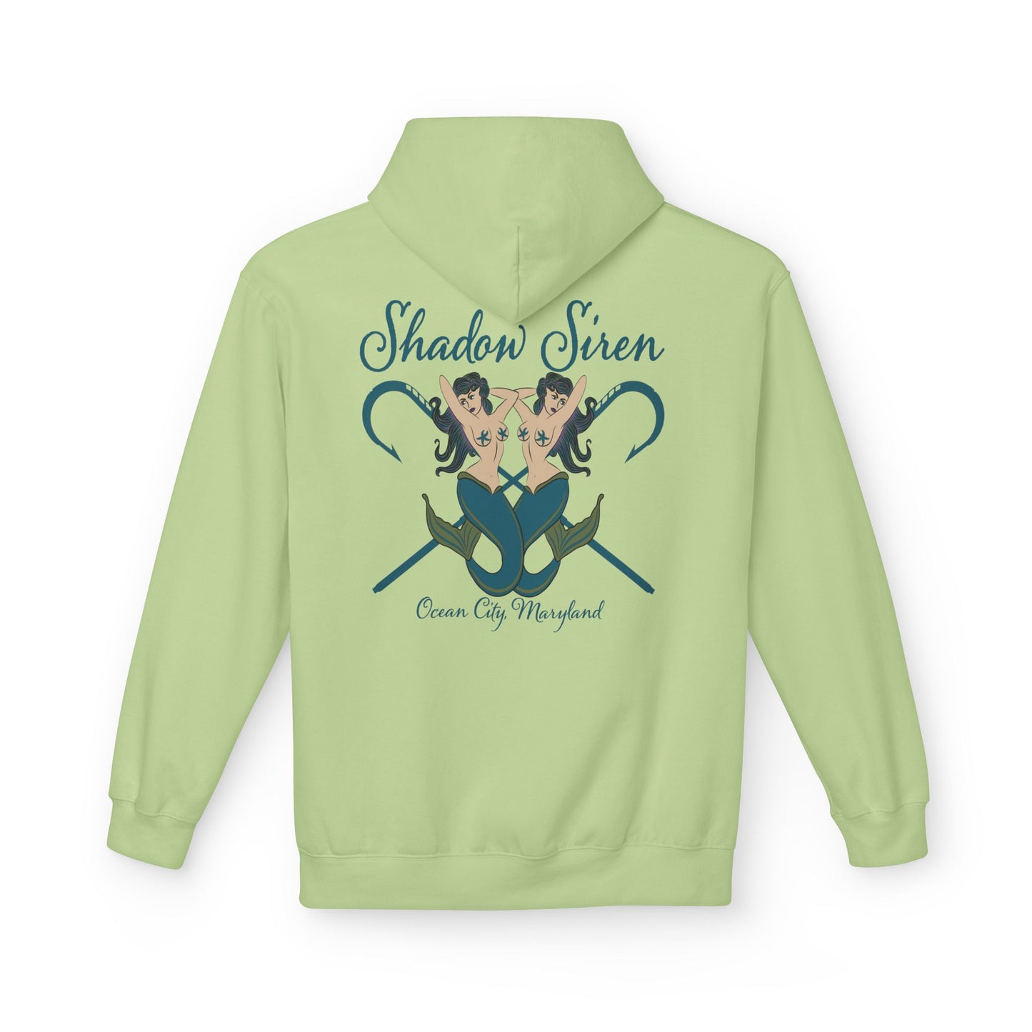 Double Header Unisex Midweight Softstyle Fleece Hoodie