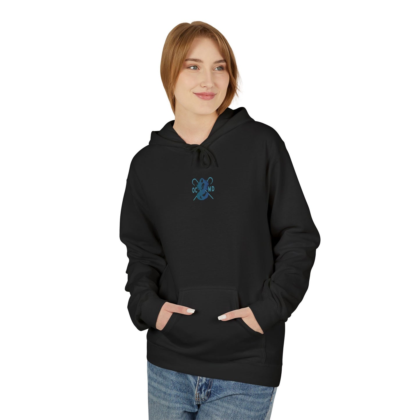 Double Header Unisex Midweight Softstyle Fleece Hoodie