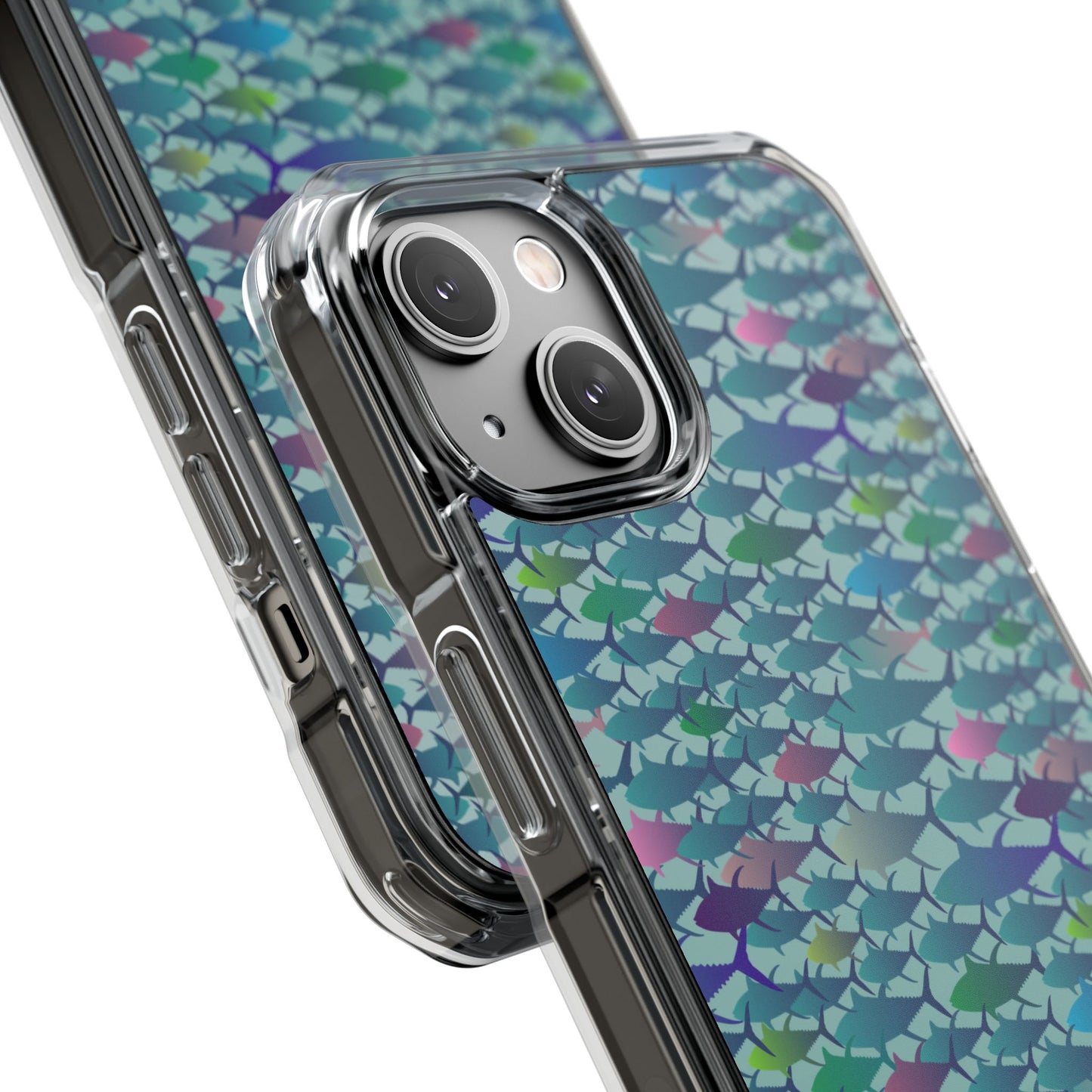 Technicolor Tuna Magnetic Clear Impact Cases