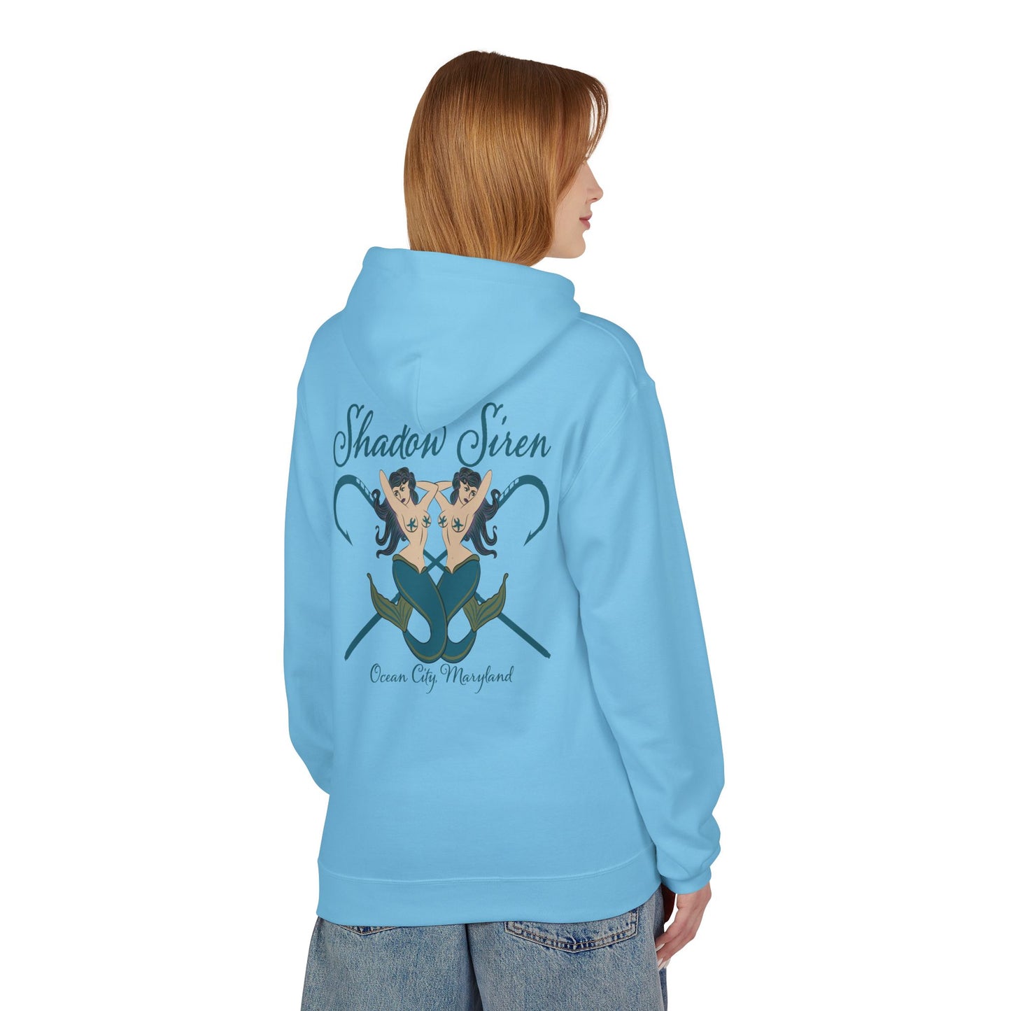 Double Header Unisex Midweight Softstyle Fleece Hoodie