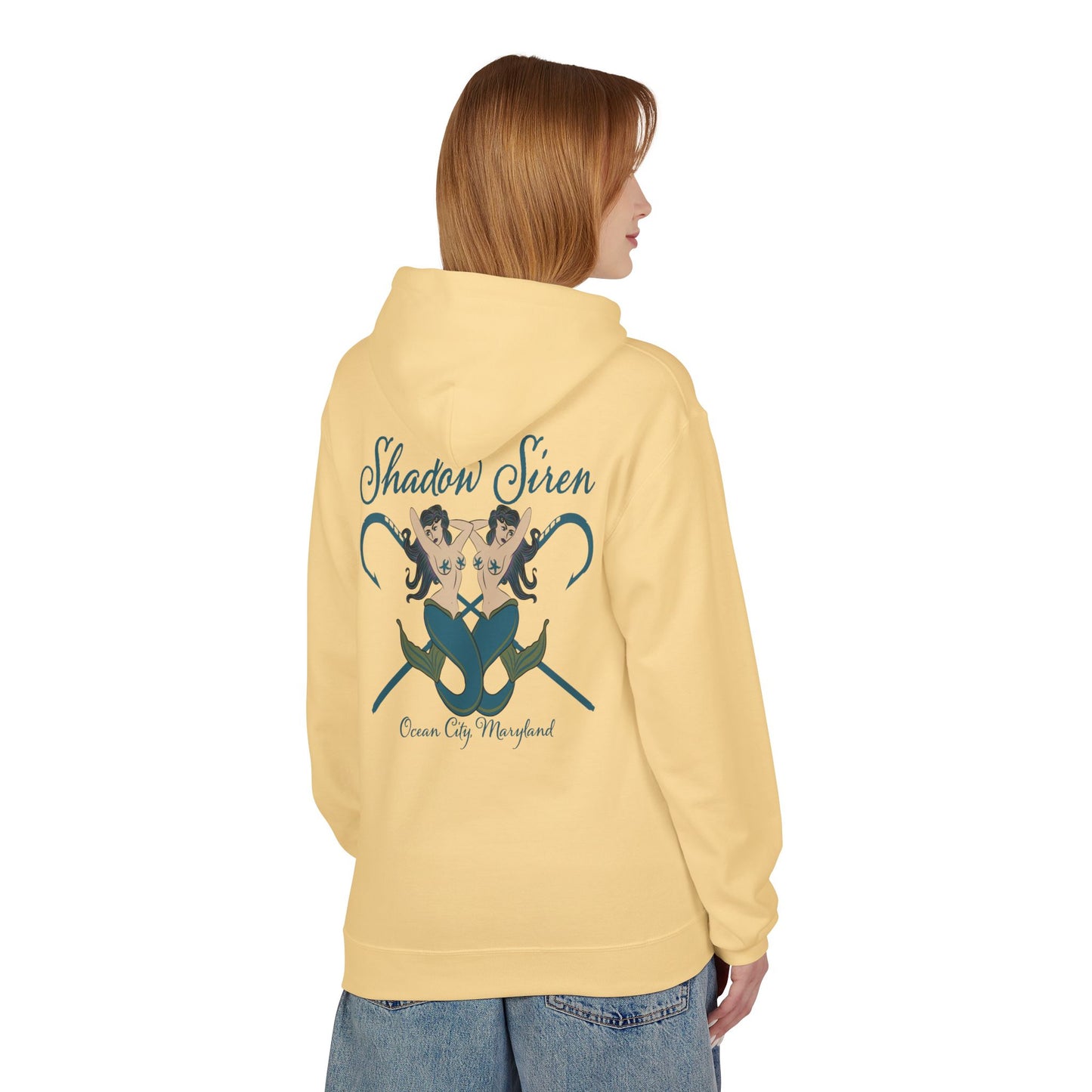 Double Header Unisex Midweight Softstyle Fleece Hoodie
