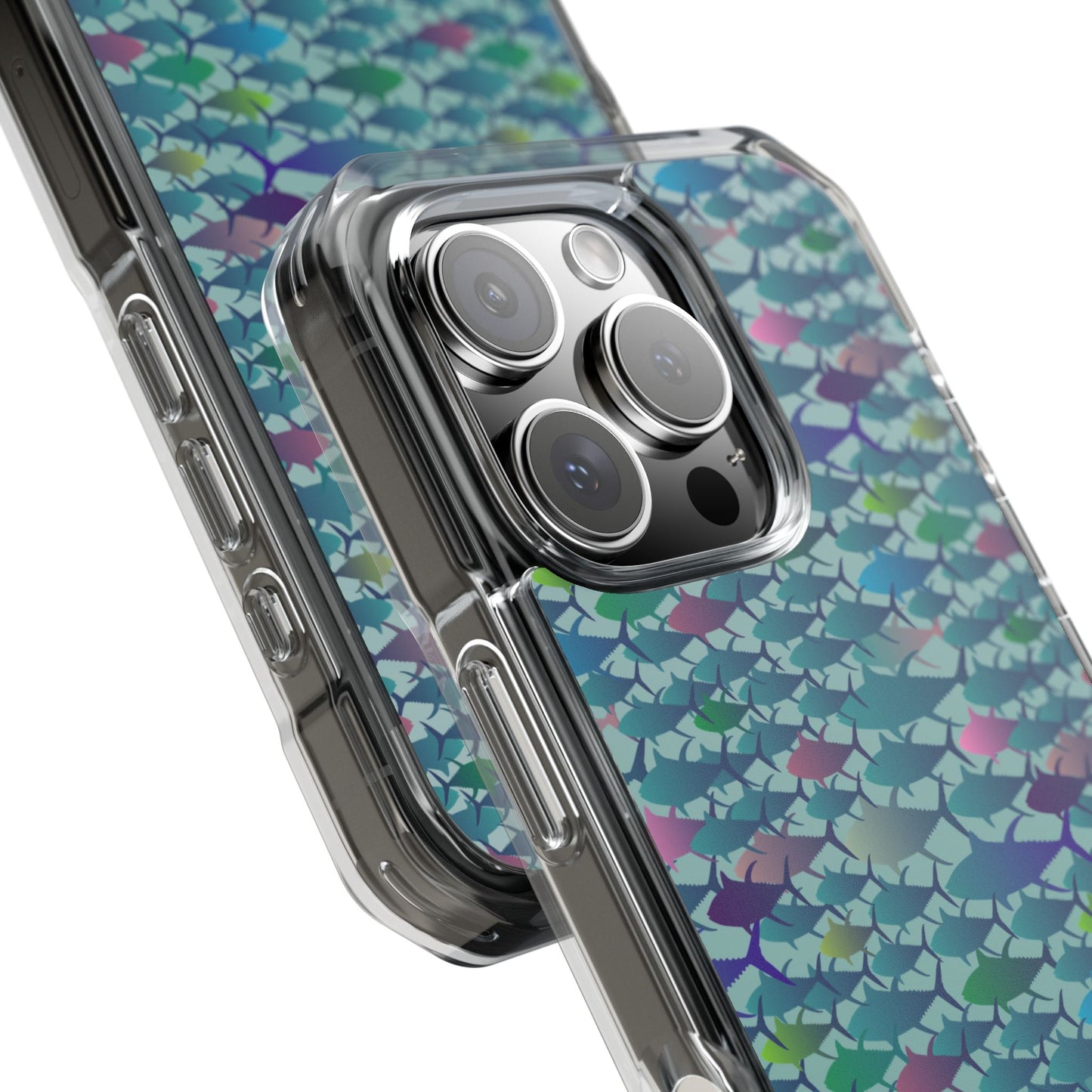 Technicolor Tuna Magnetic Clear Impact Cases