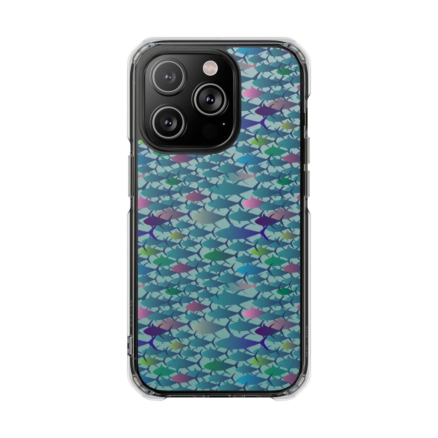Technicolor Tuna Magnetic Clear Impact Cases