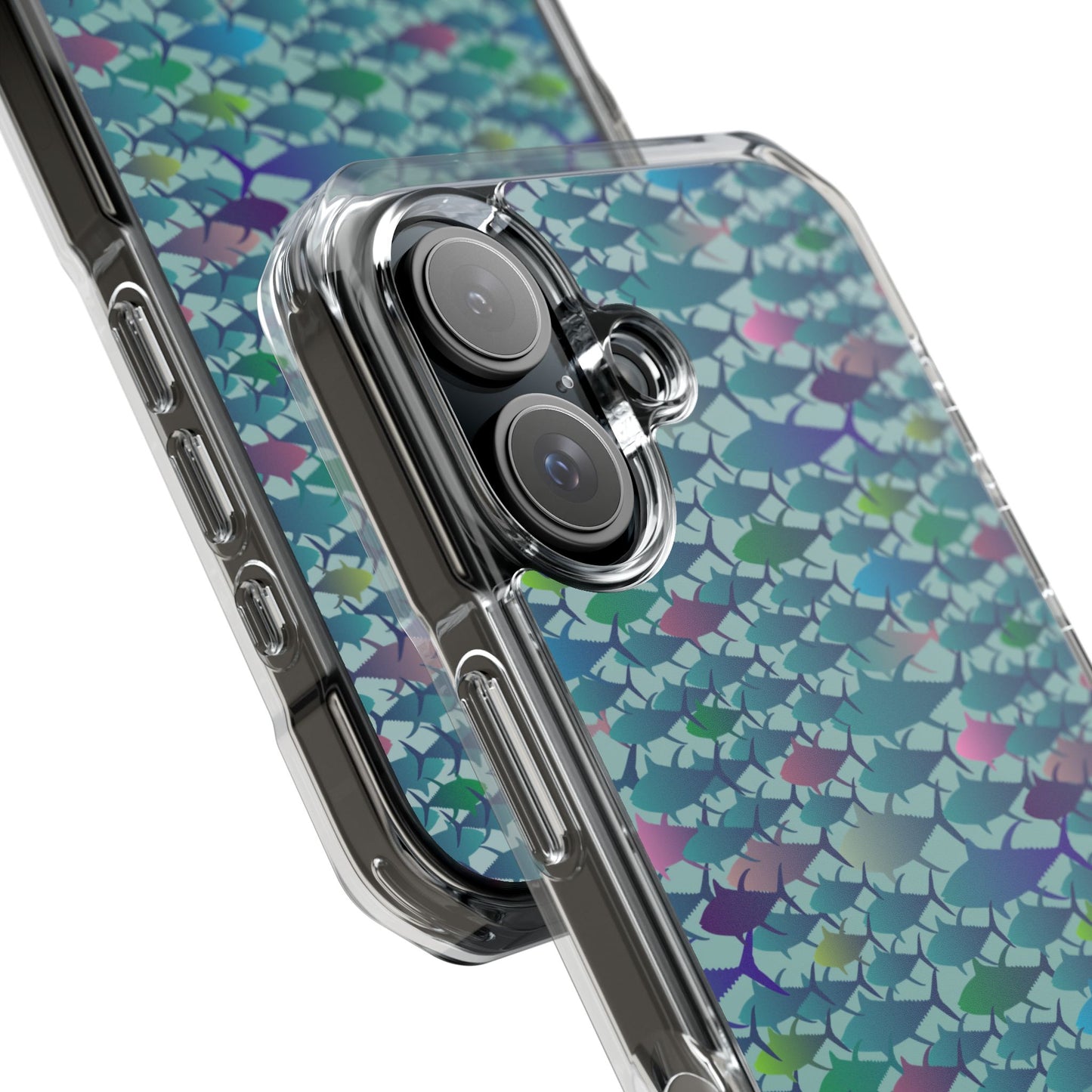 Technicolor Tuna Magnetic Clear Impact Cases