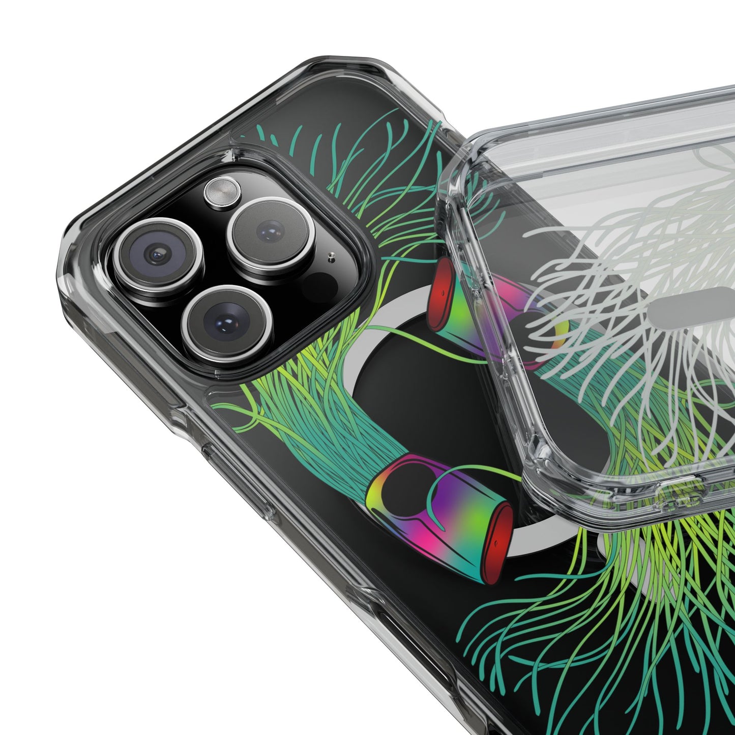 Lured Magnetic Clear Impact Cases