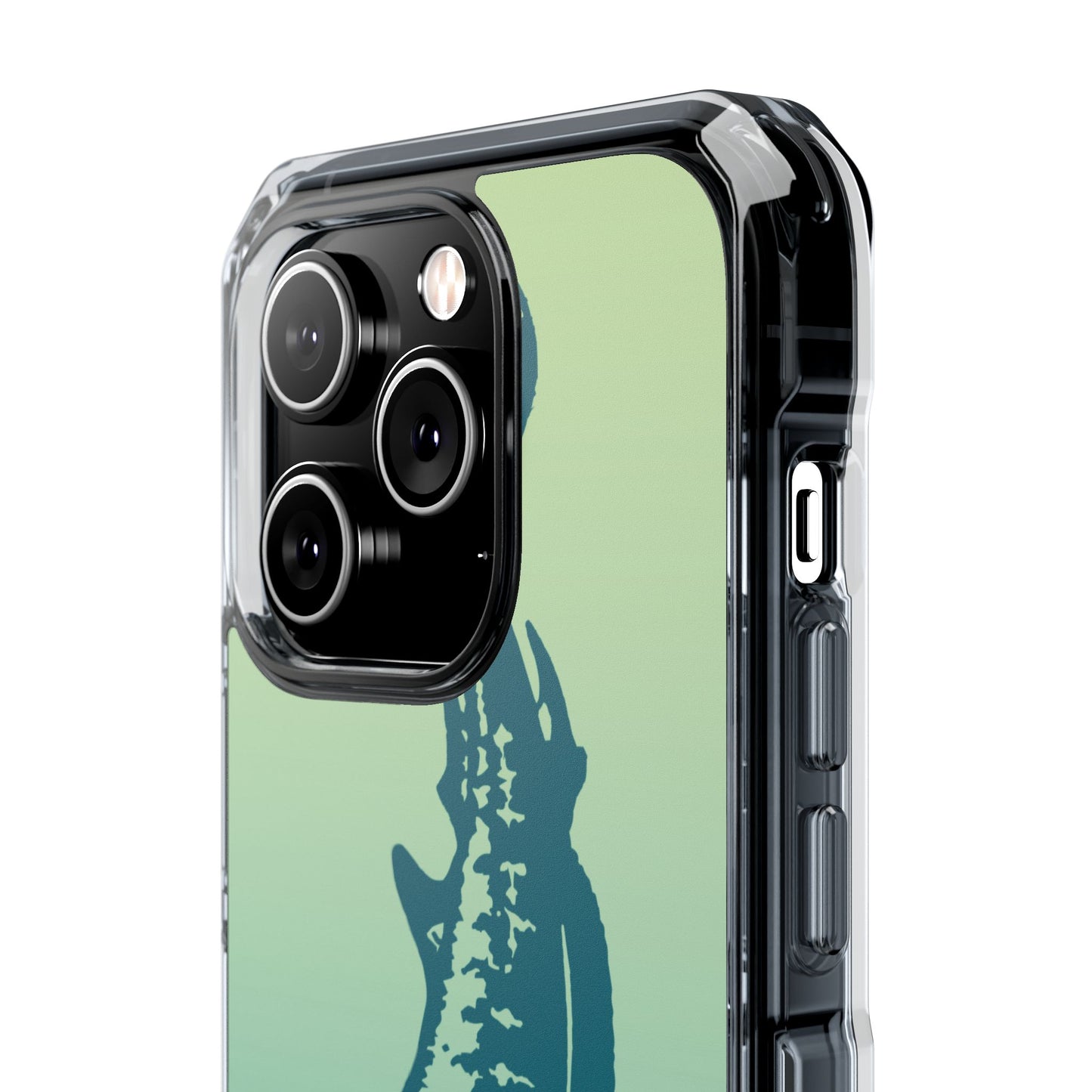 Teal Marlin Ombré Magnetic Clear Impact Cases