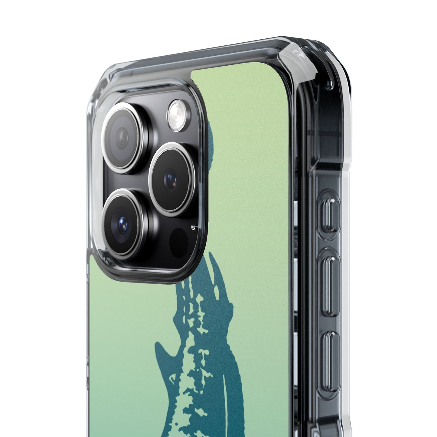 Teal Marlin Ombré Magnetic Clear Impact Cases