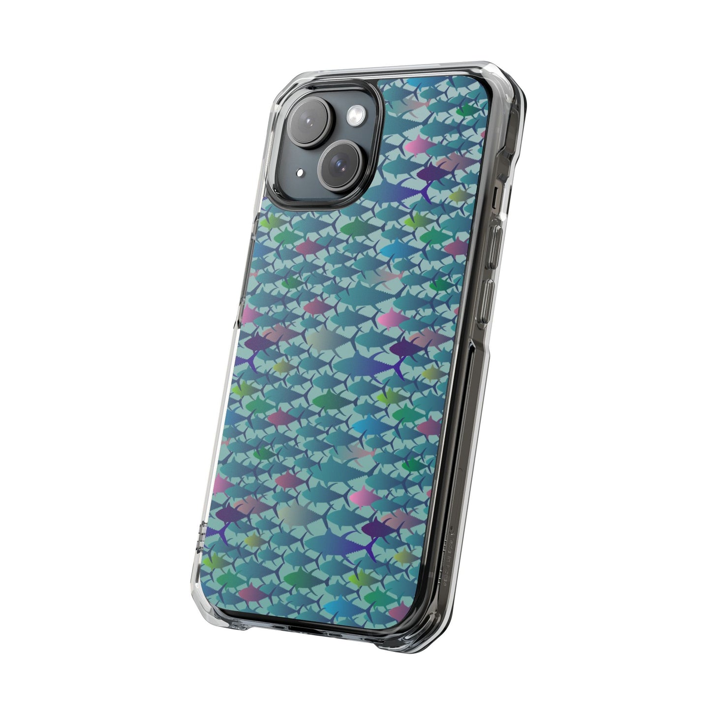 Technicolor Tuna Magnetic Clear Impact Cases