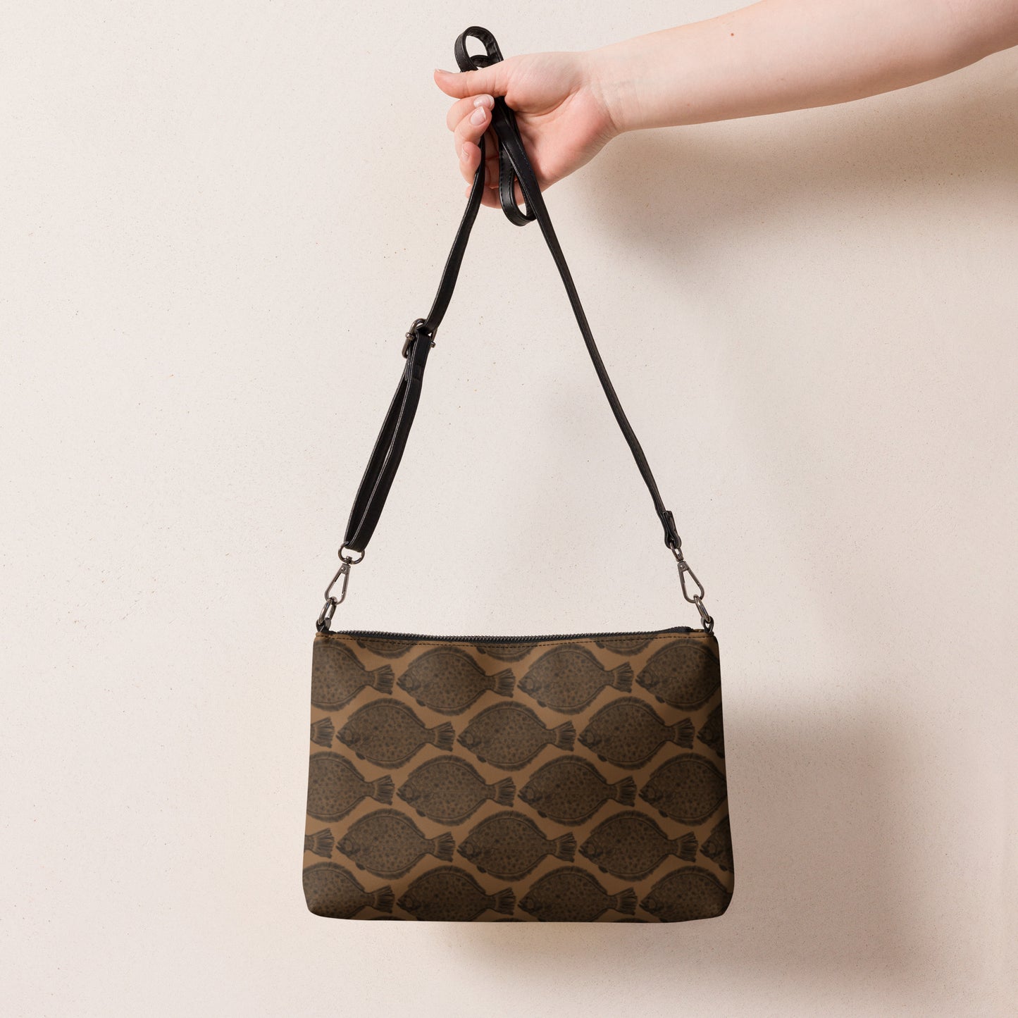 Flat bottom girls Crossbody bag with wristlet strap