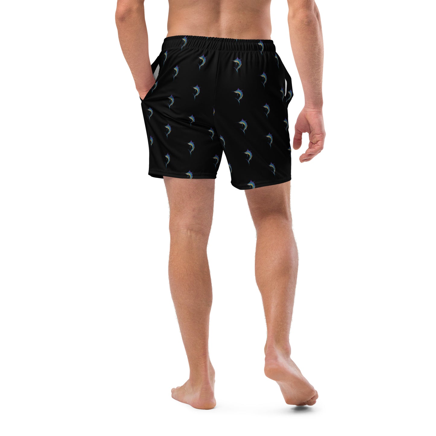 Pretty Girls Walk like this Men's swim trunks