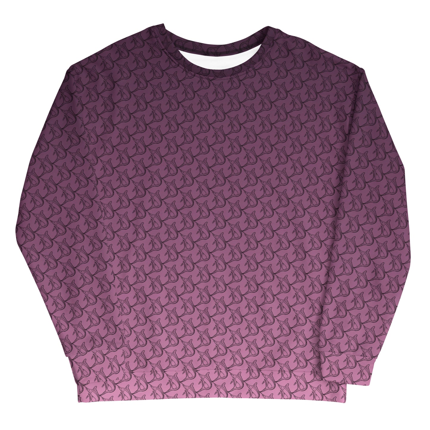 Basic White Fish Unisex Sweatshirt