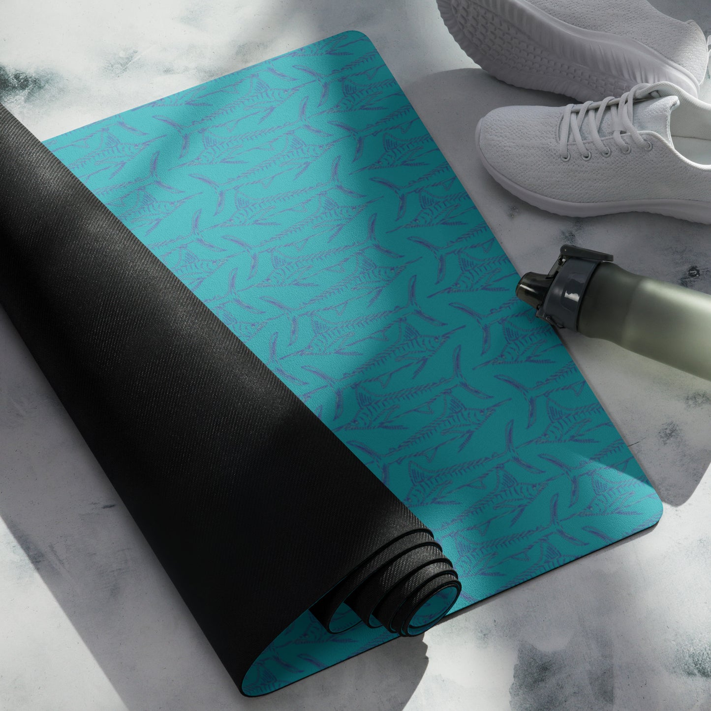 Marlin Sketch Yoga mat