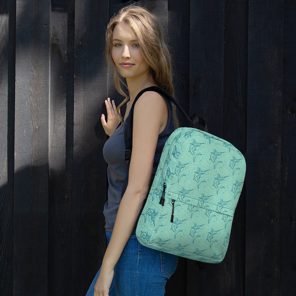 Marlin sketch print Backpack