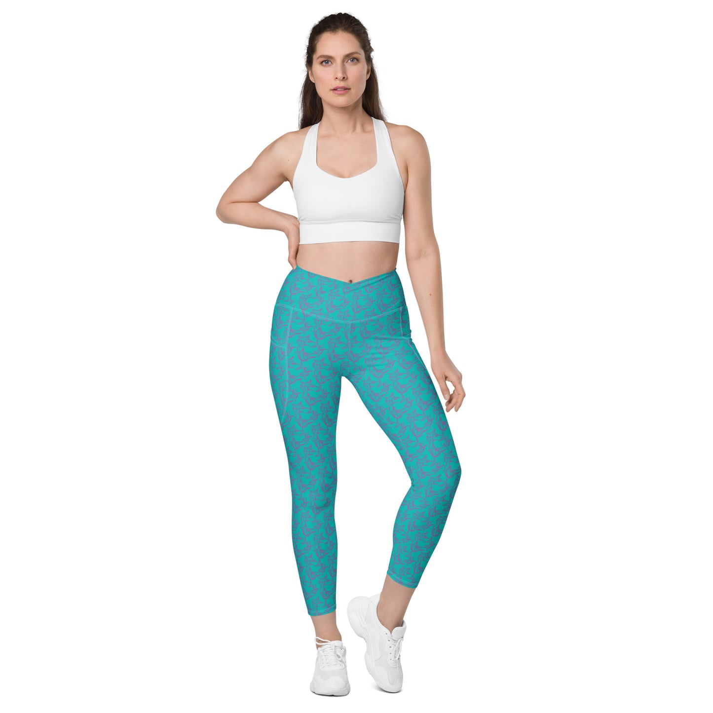 Grand Slam Crossover leggings with pockets