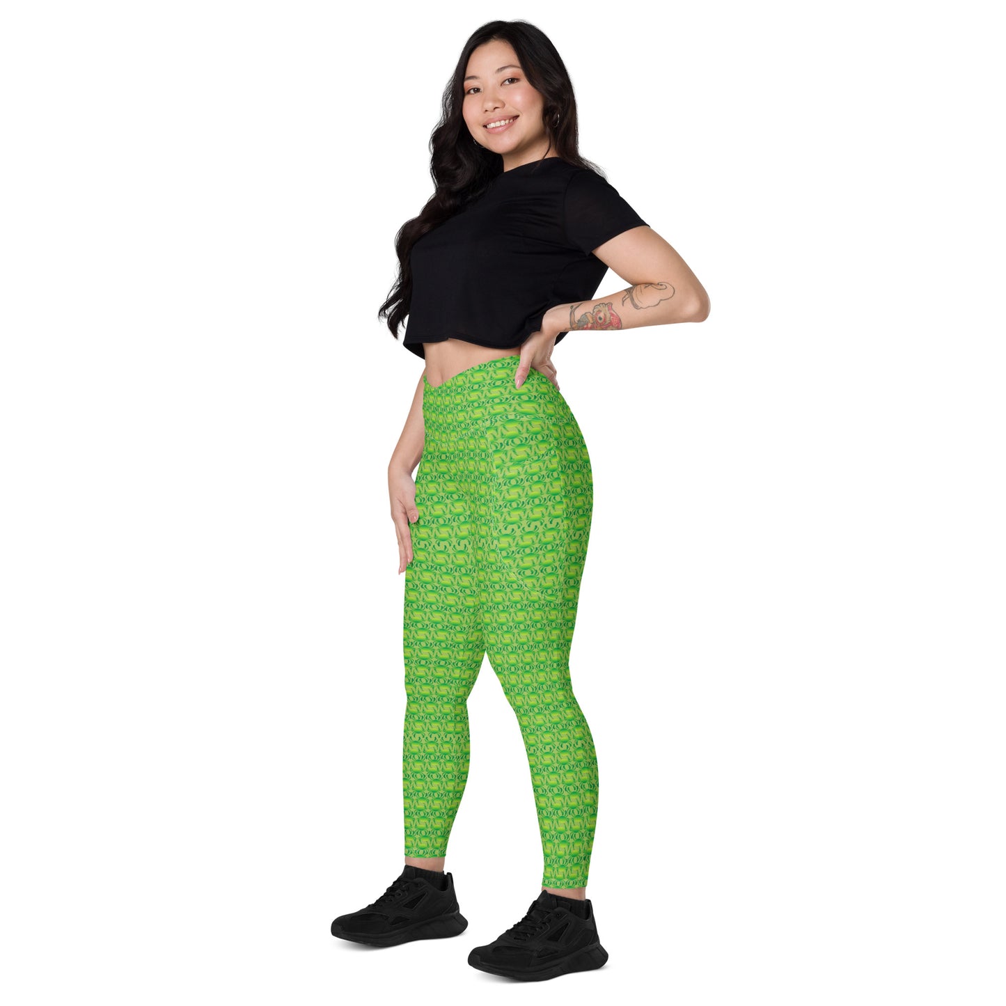 Don’t Get Pinched Crossover leggings with pockets