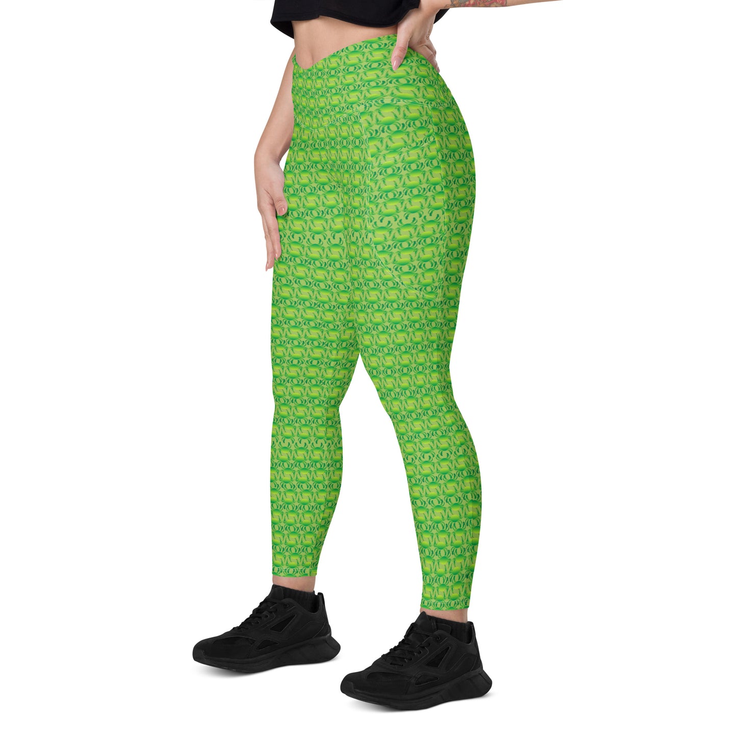 Don’t Get Pinched Crossover leggings with pockets