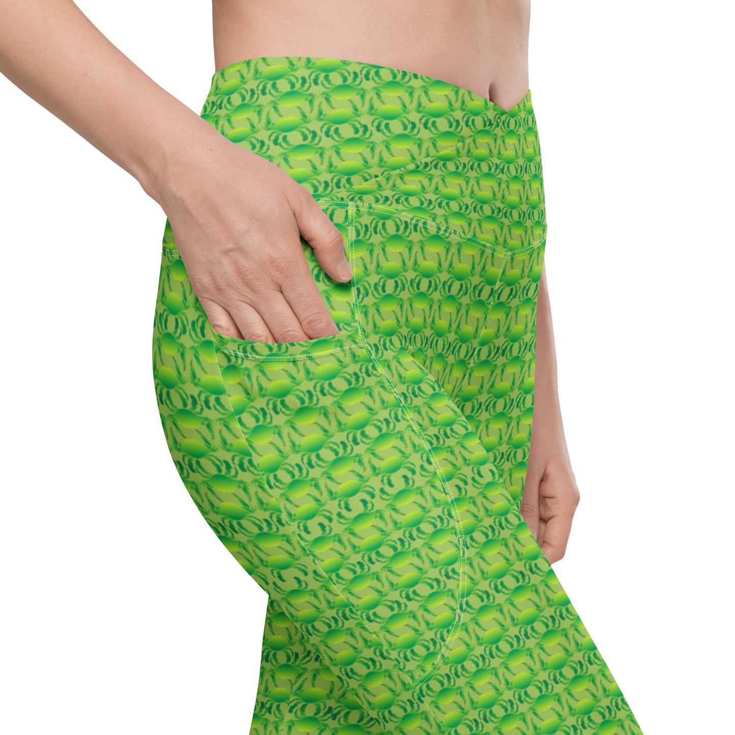 Don’t Get Pinched Crossover leggings with pockets