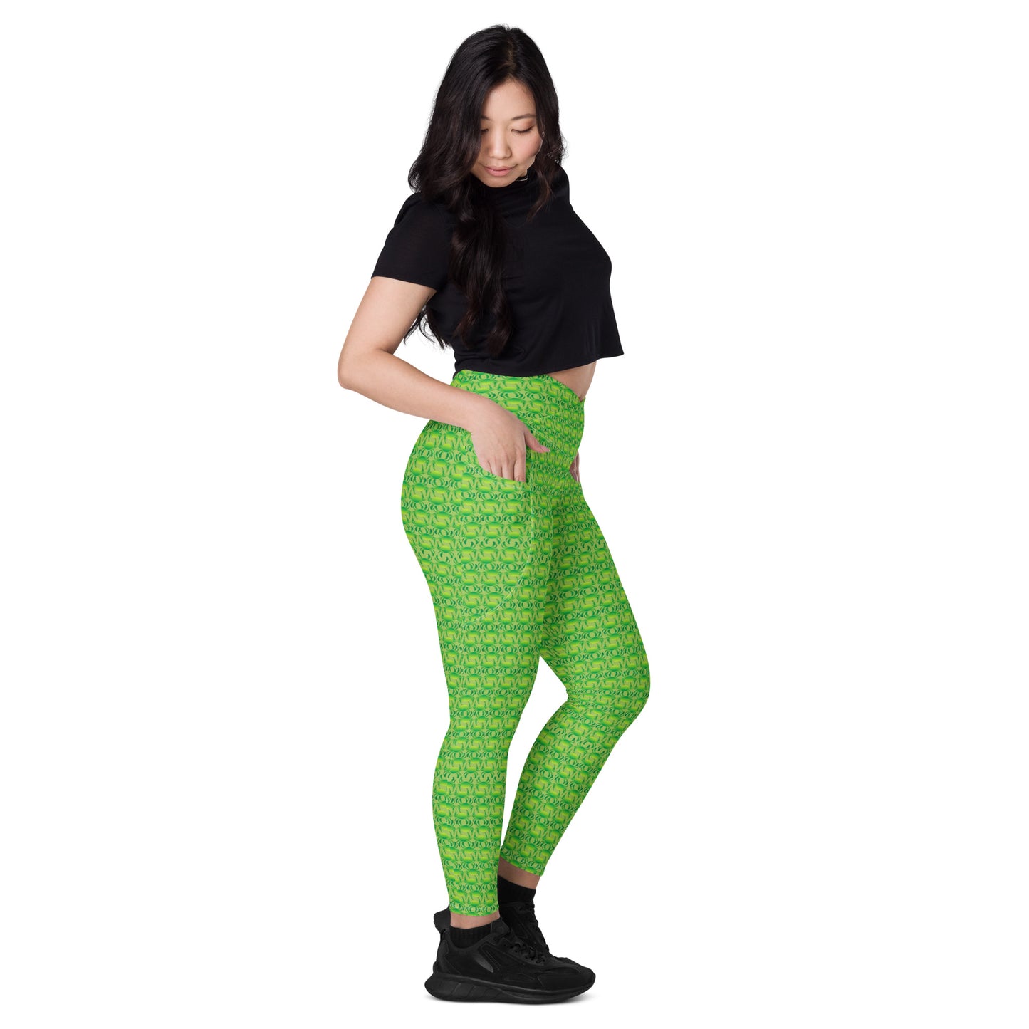 Don’t Get Pinched Crossover leggings with pockets