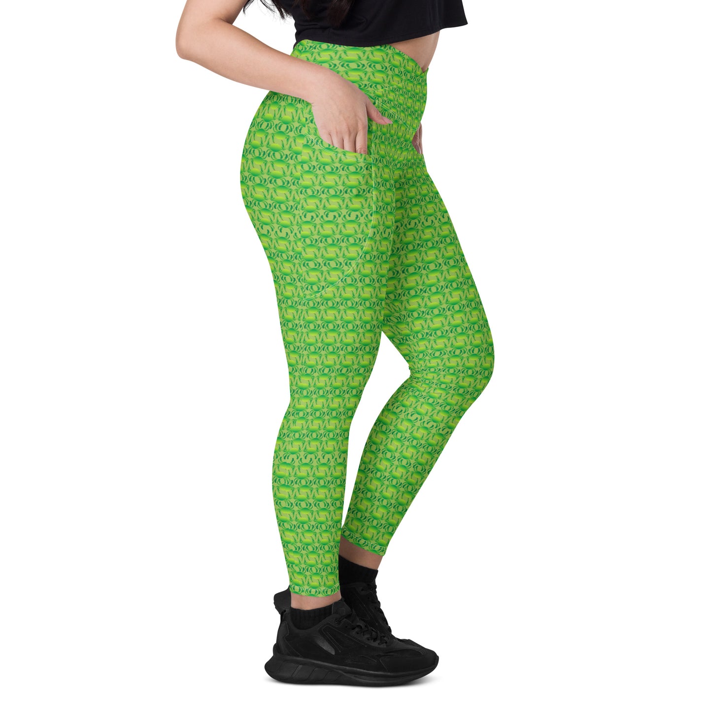 Don’t Get Pinched Crossover leggings with pockets